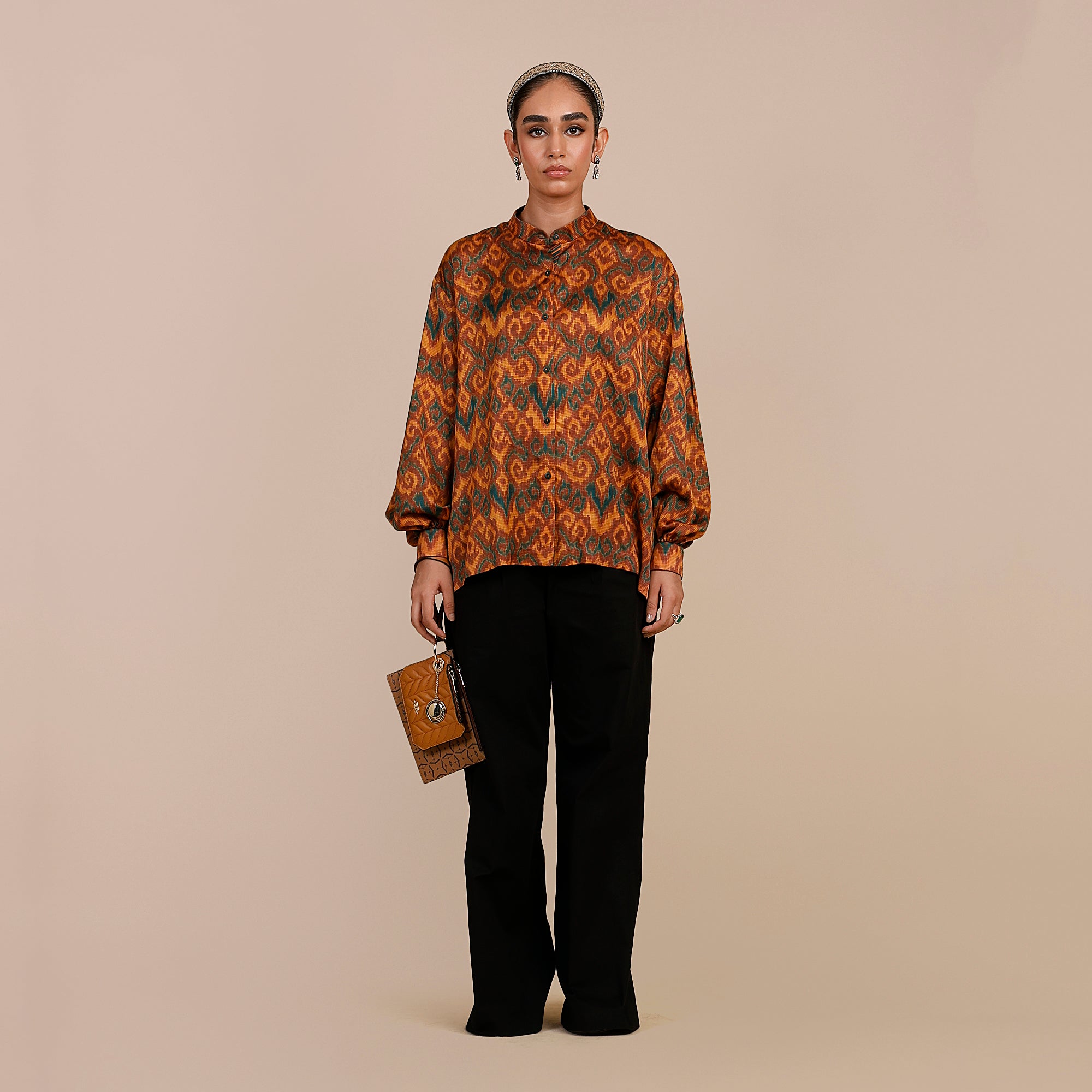 Rust Orange Long Top | SATT