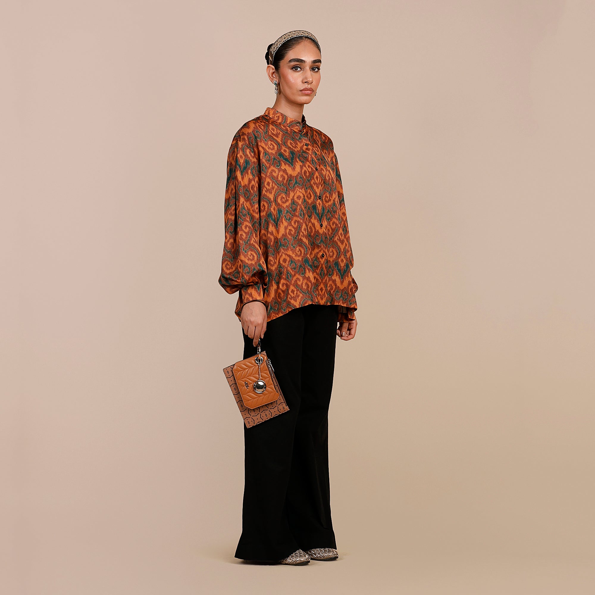 Rust Orange Long Top | SATT