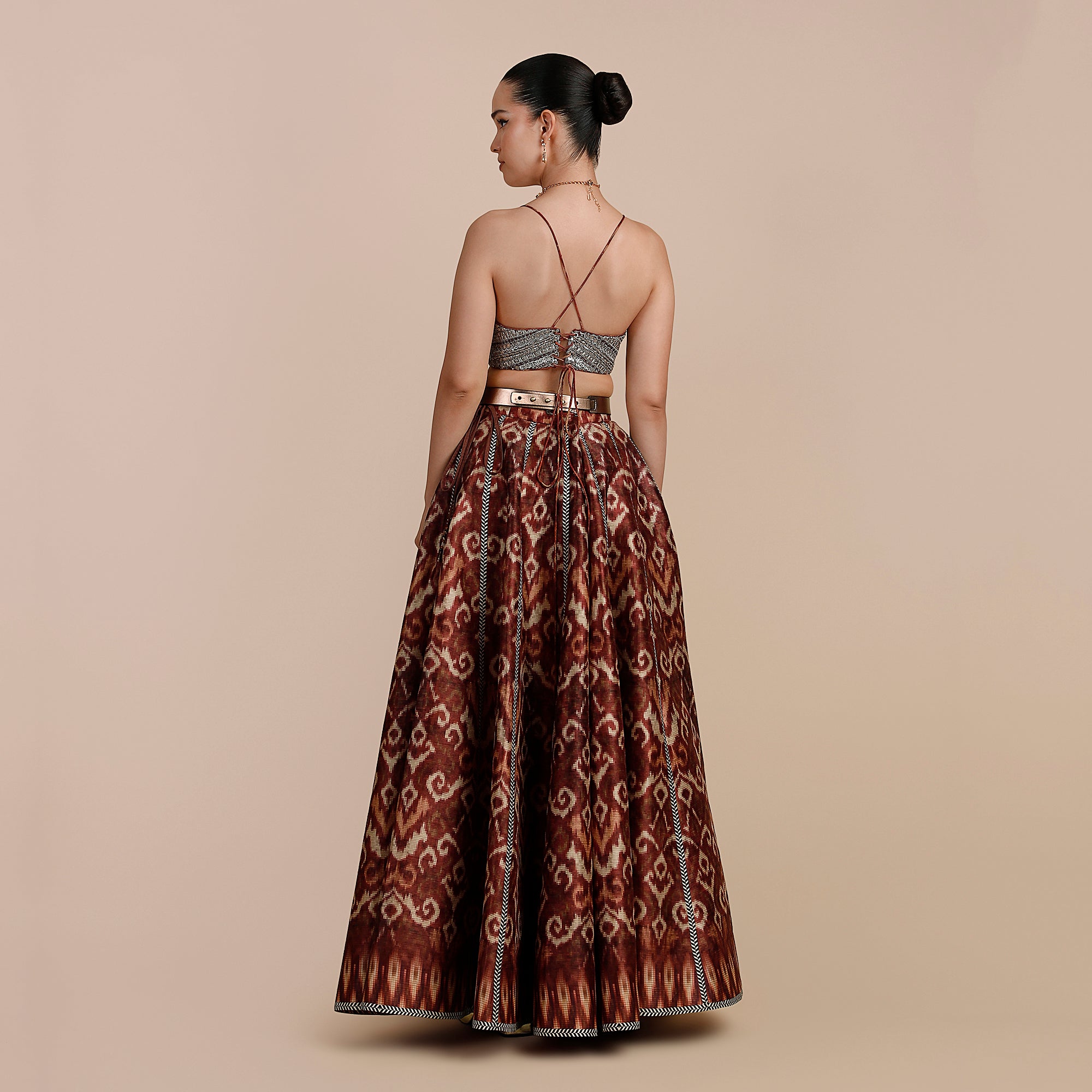 Rust Orange Skirt Set | SATT