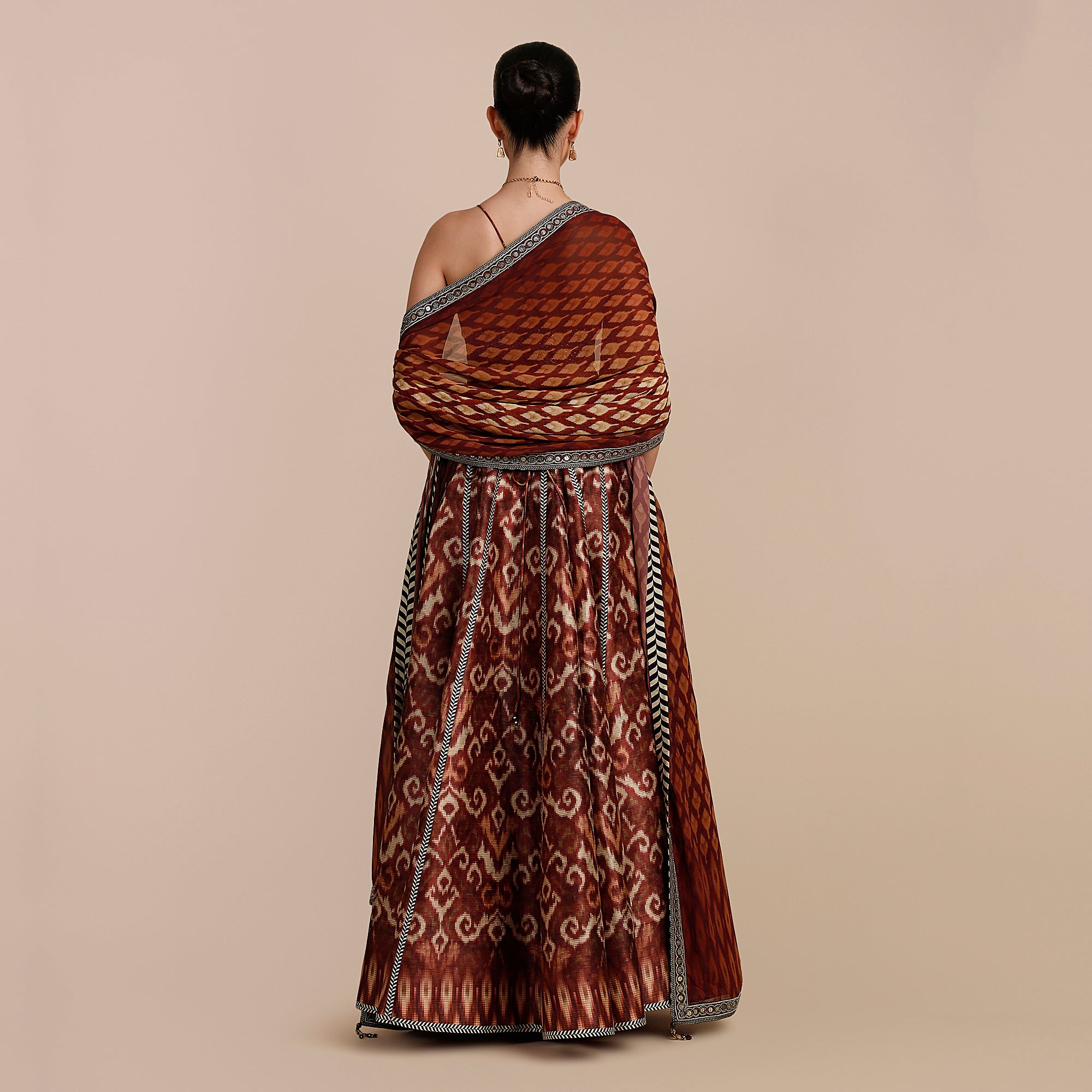 Rust Orange Stole | SATT