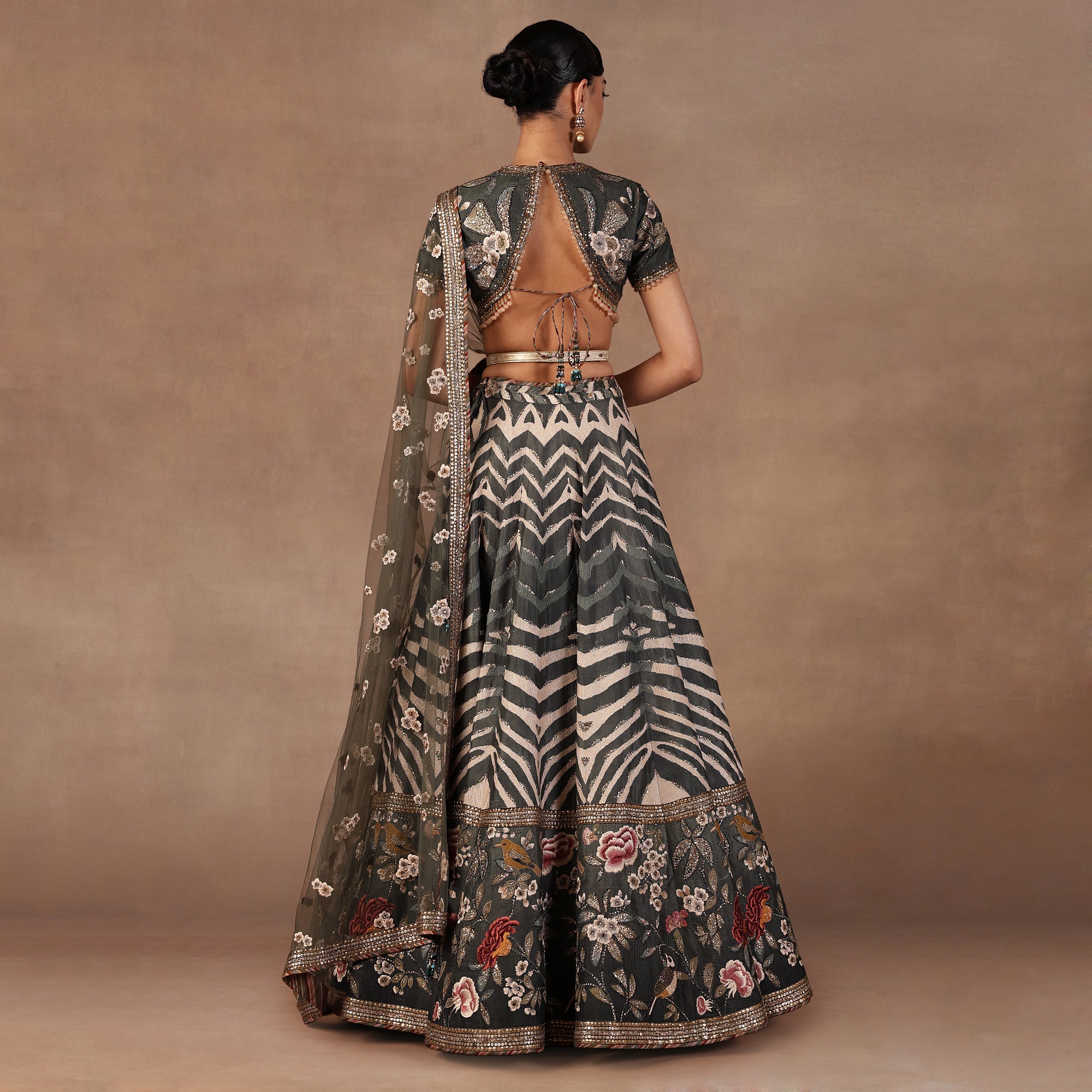 Sage Green Lehenga Set | EAST