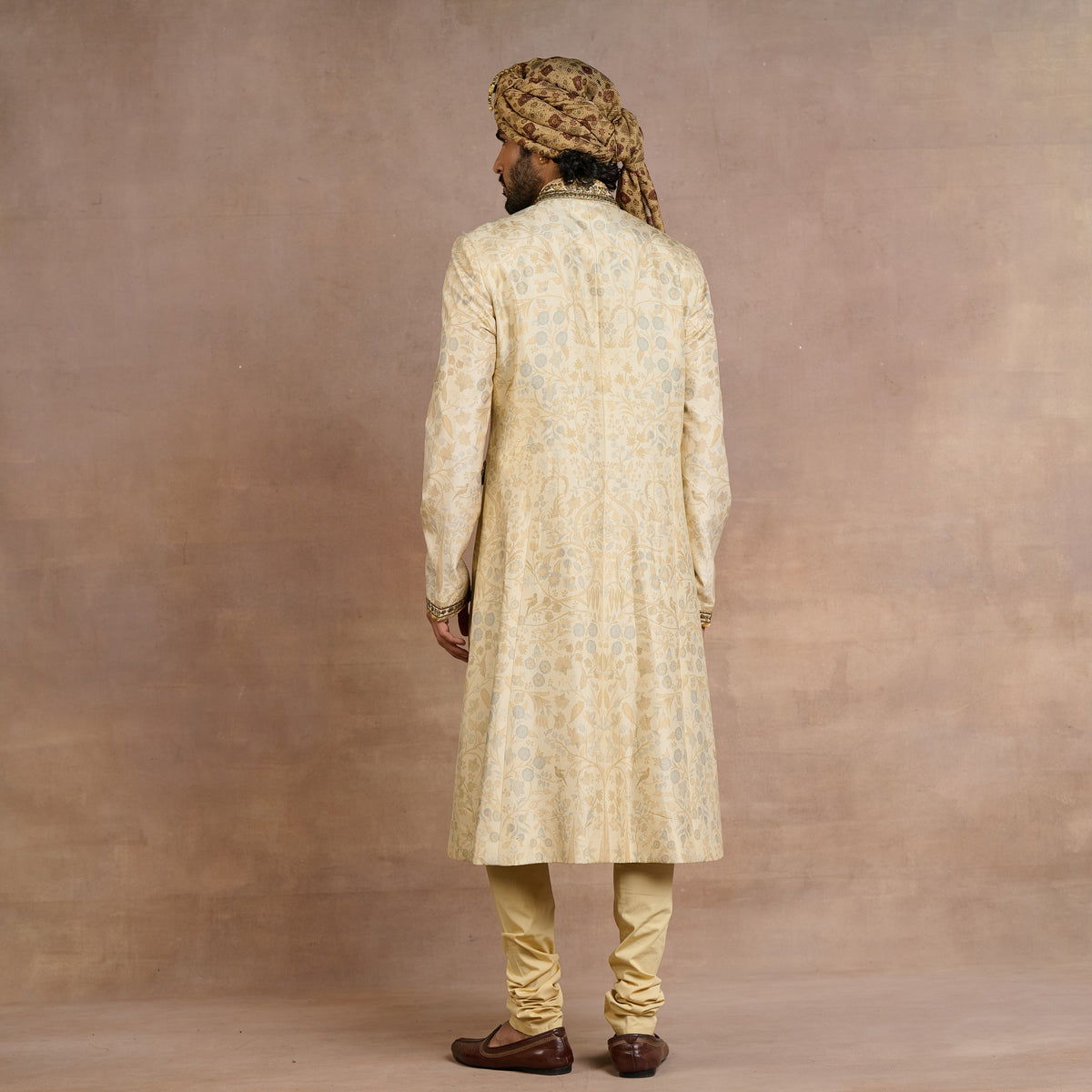Soft Beige Sherwani Set | Siddi