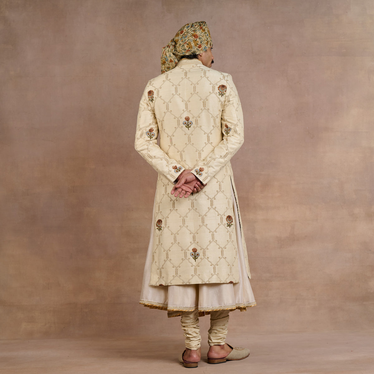 Pearl Ivory Sherwani Set | Siddi