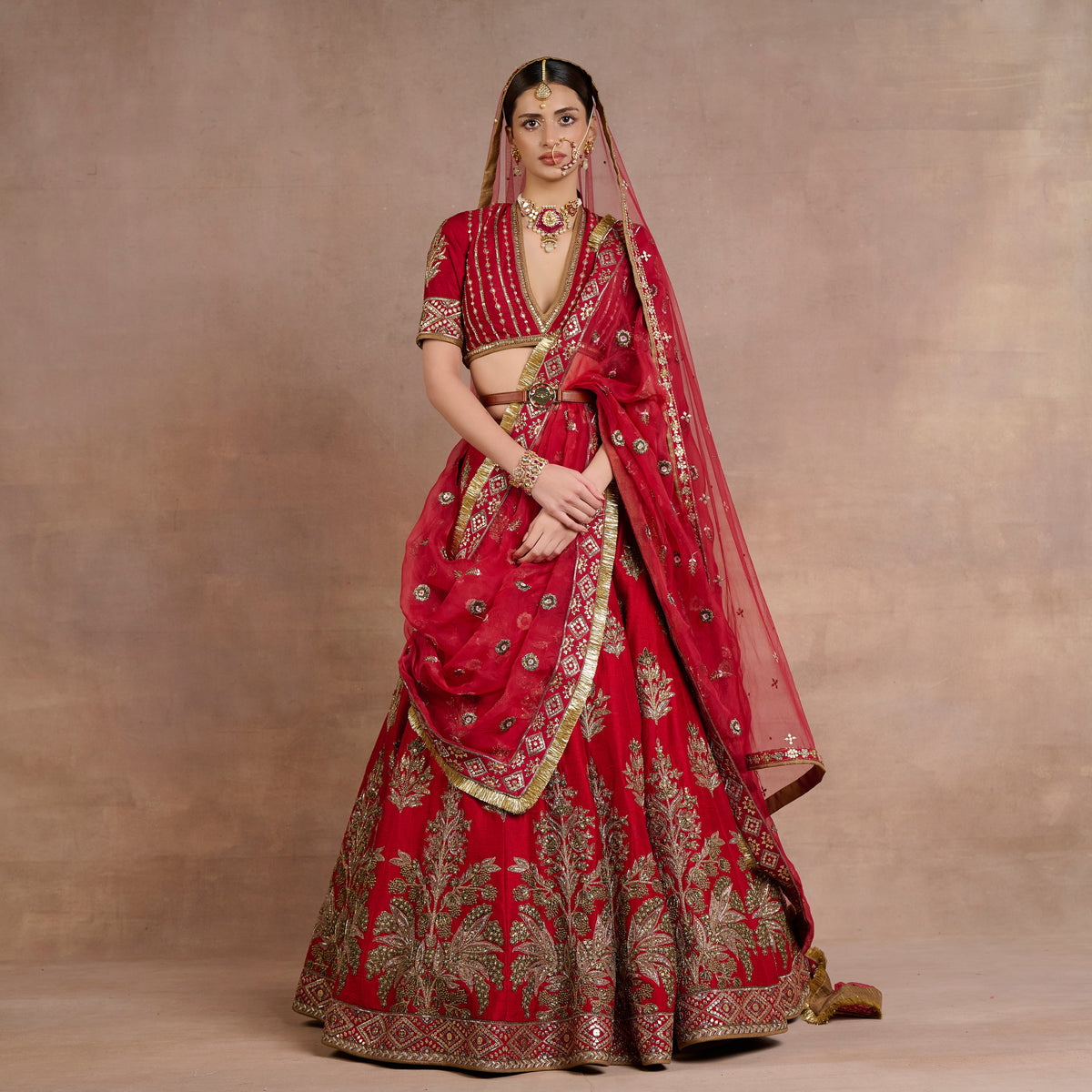 Royal Red Lehenga Set | Siddi