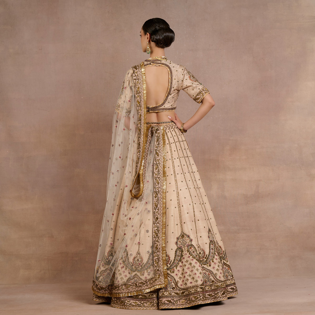 Blush Beige Lehenga Set | Siddi