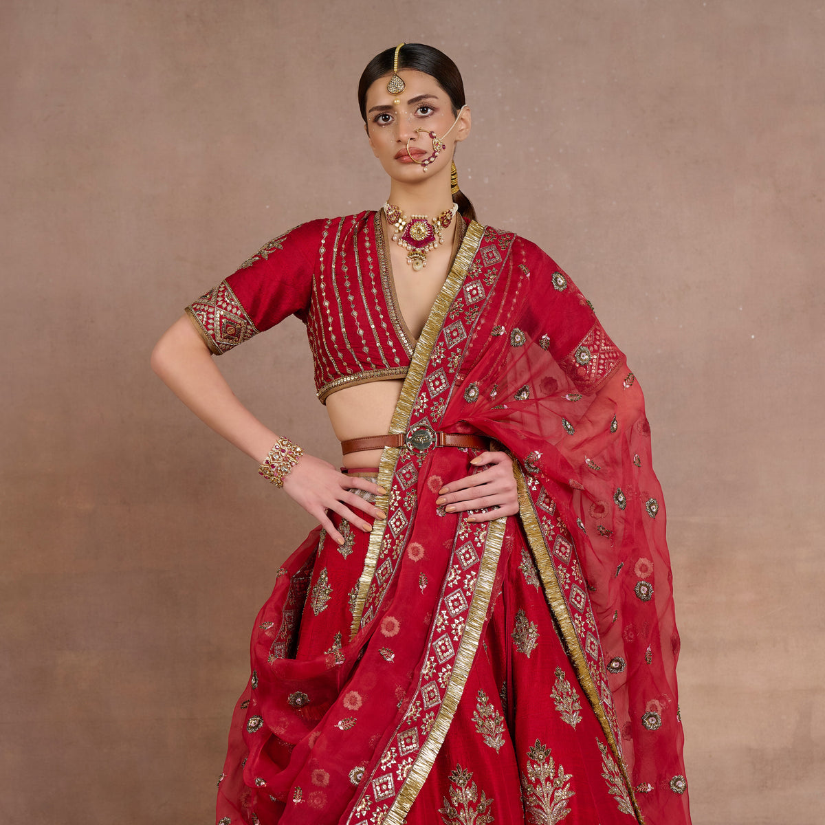 Royal Red Lehenga Set | Siddi