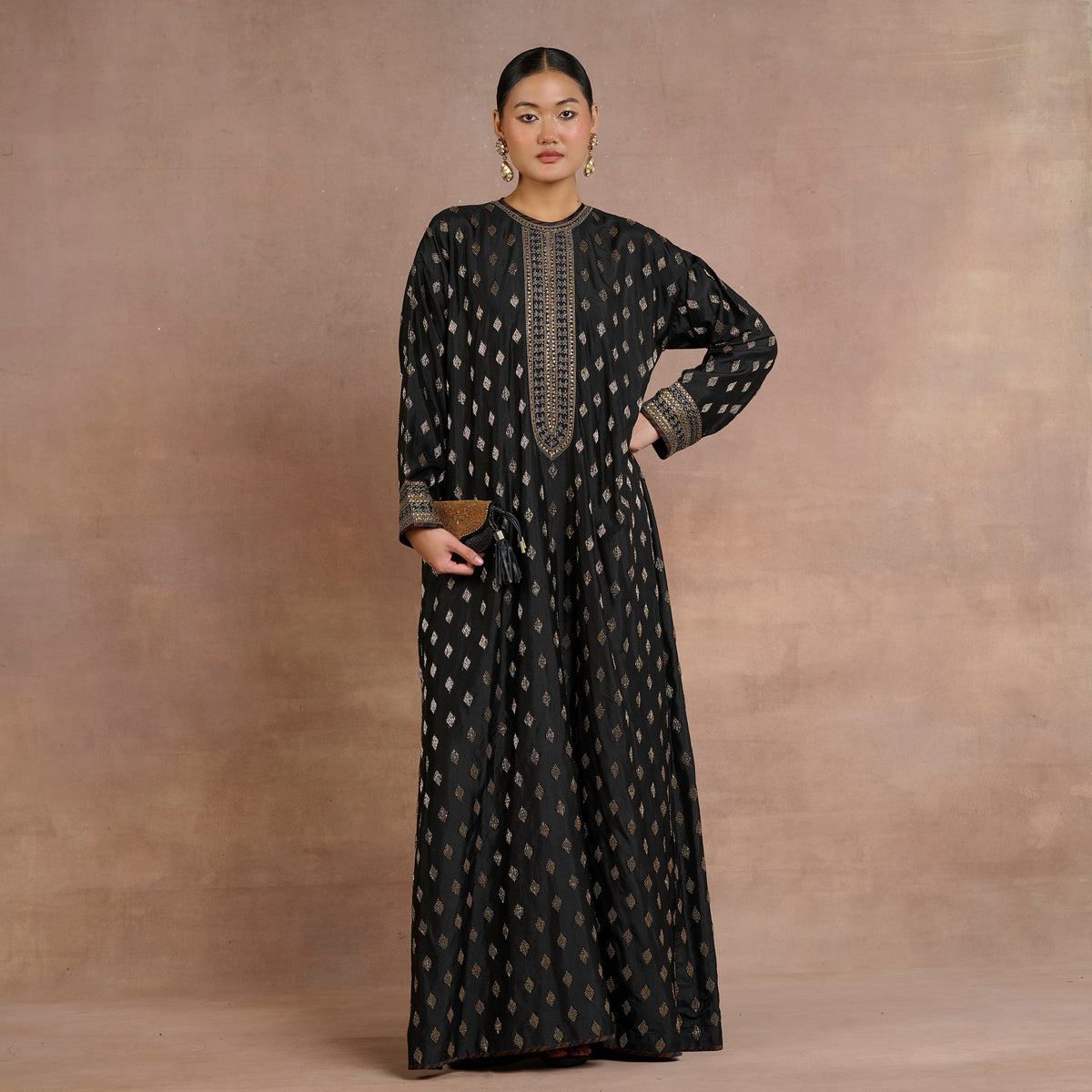 Noir - Gold Kaftan | Siddi