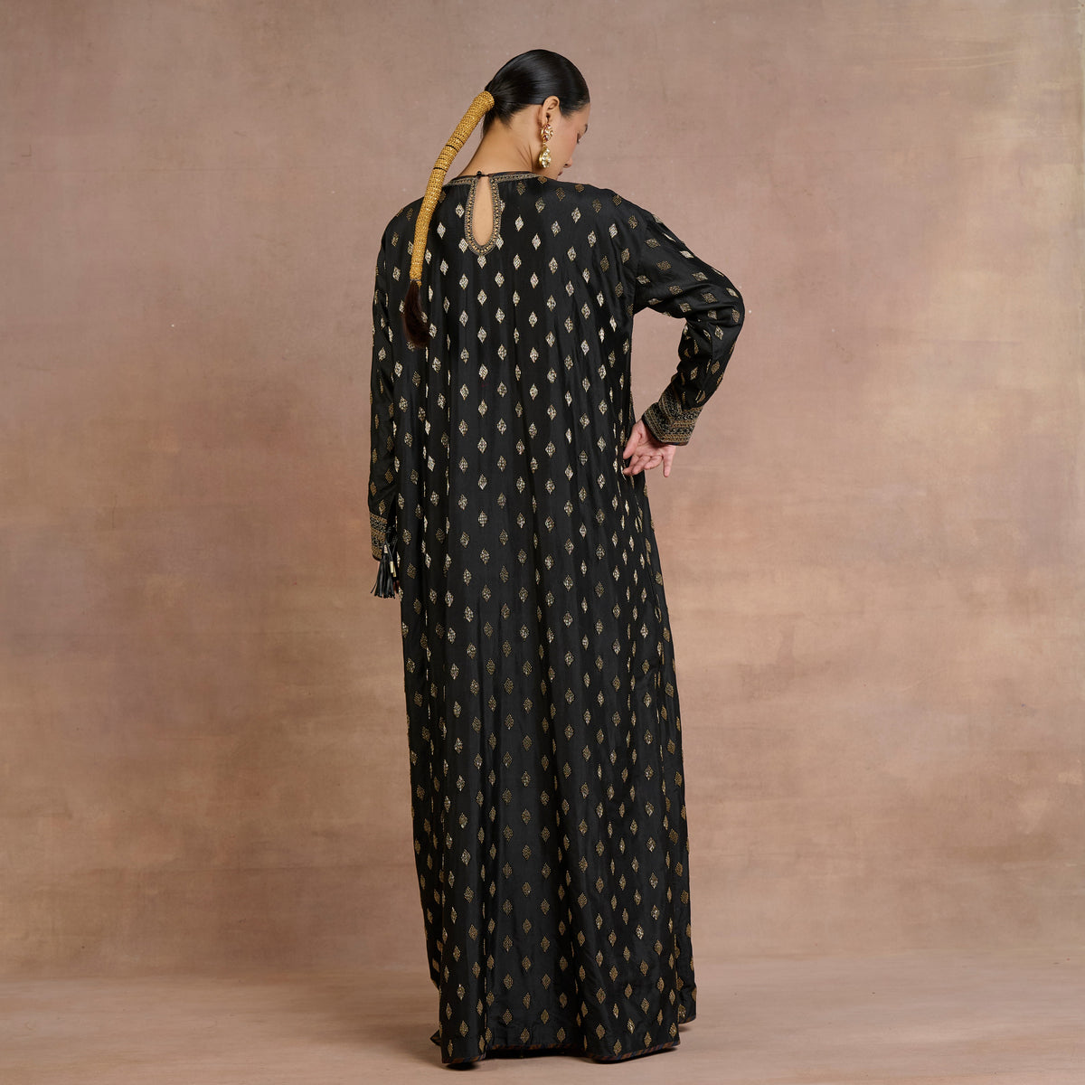 Noir - Gold Kaftan | Siddi