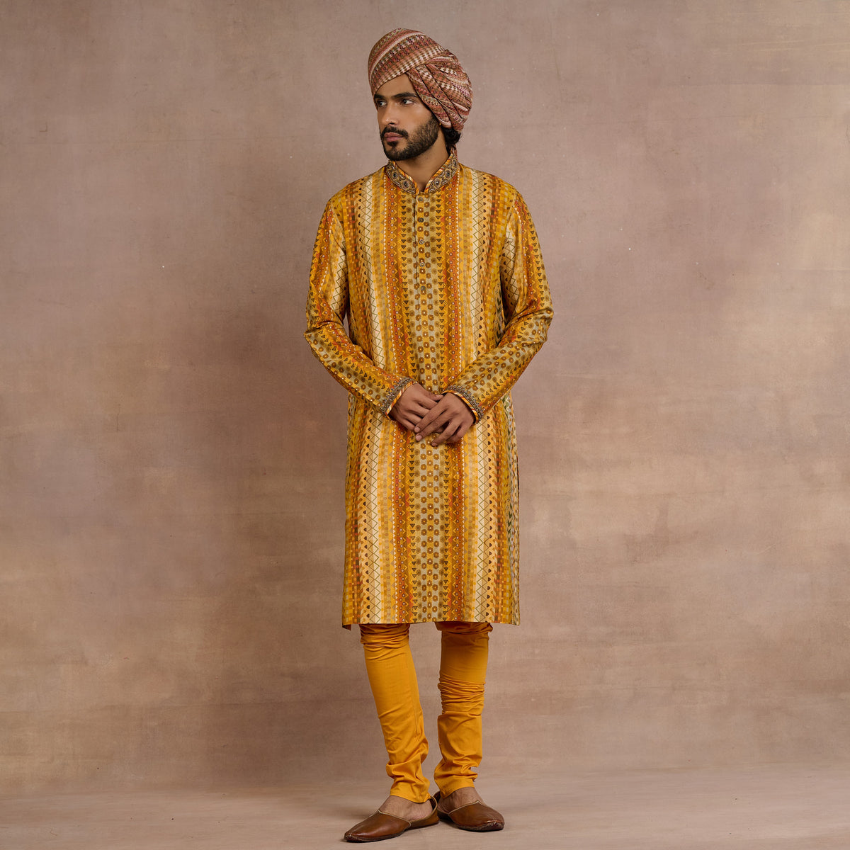 Ochre Yellow Kurta Set | Siddi