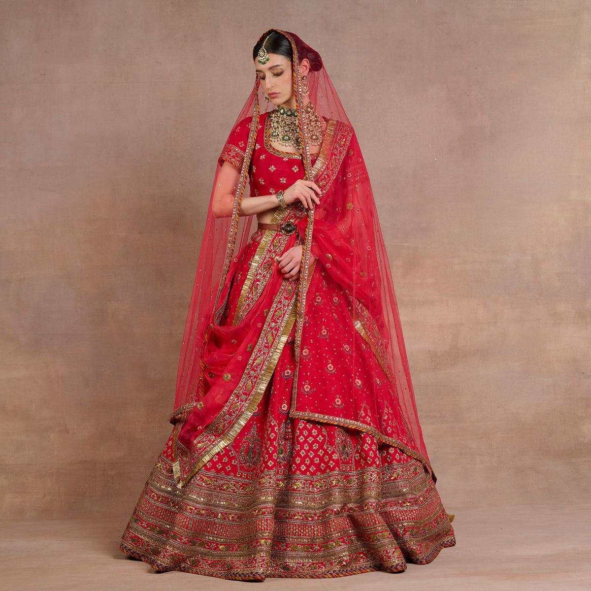 Rust Red Lehenga Set | Siddi