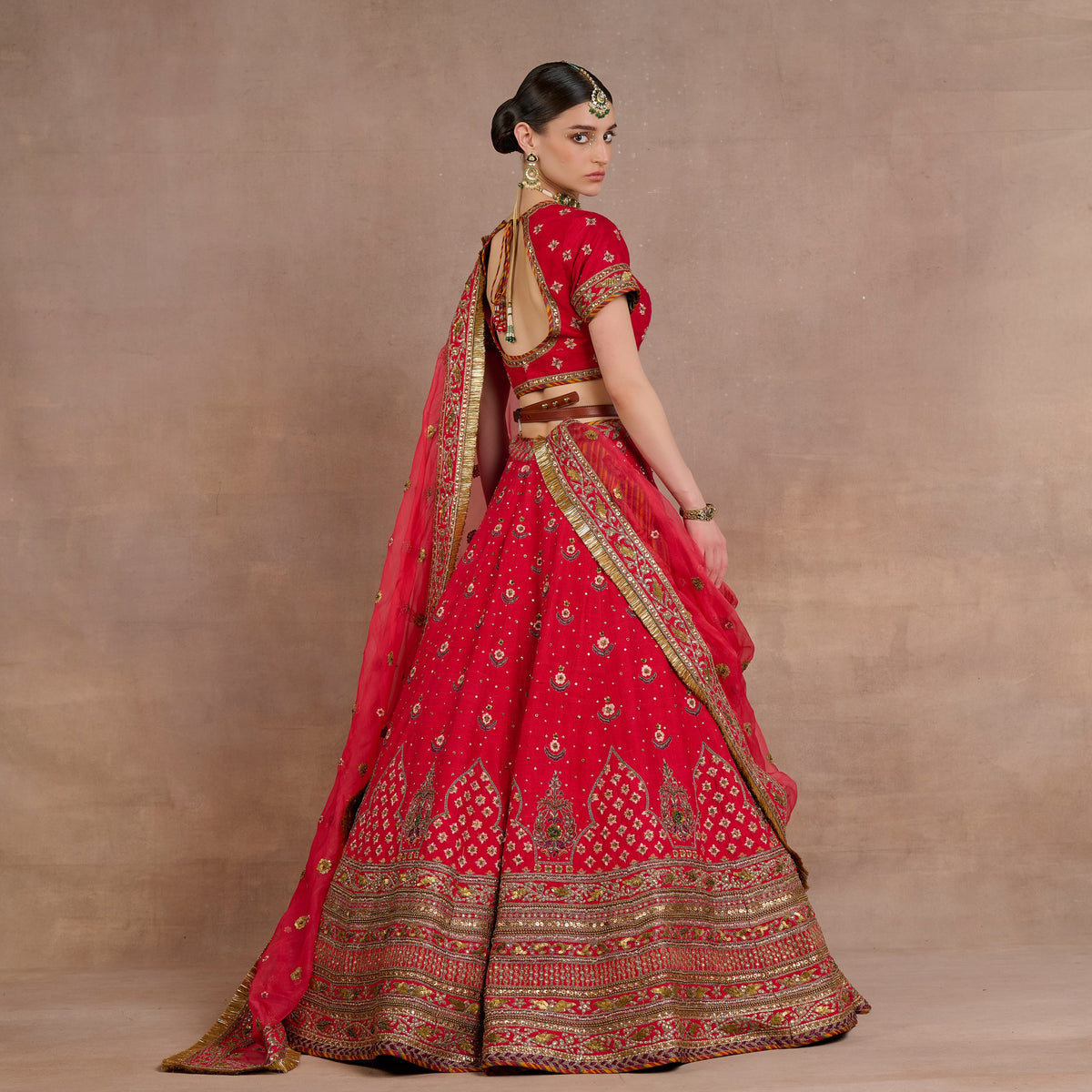 Rust Red Lehenga Set | Siddi