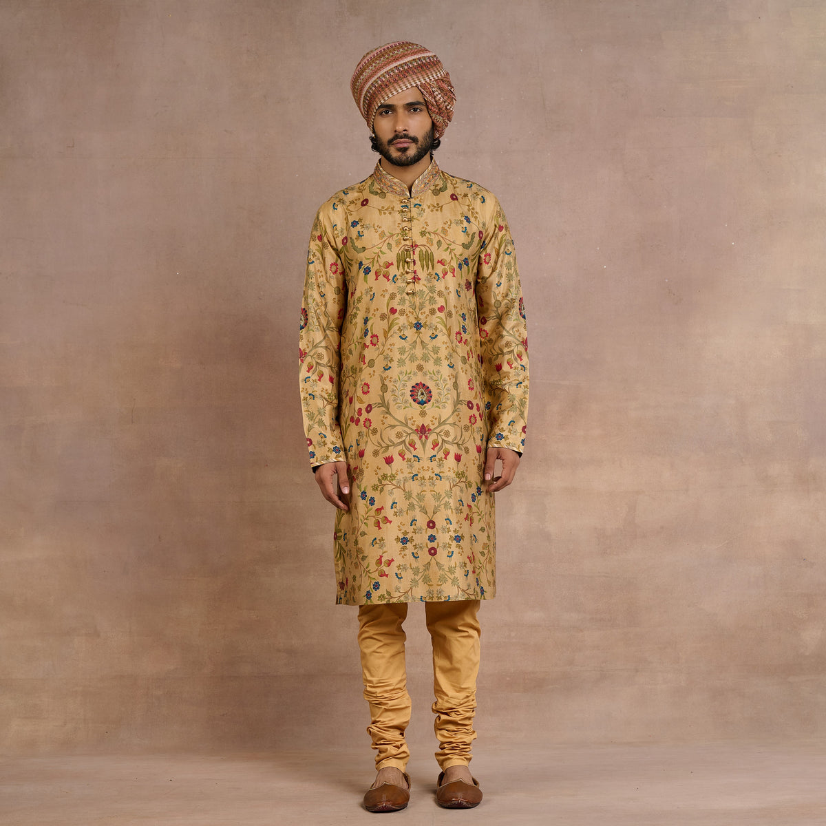 Warm Walnut Kurta Set | Siddi