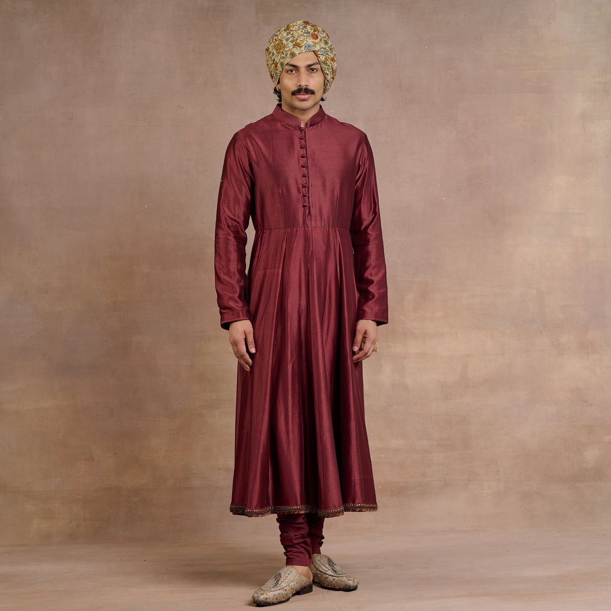 Burgundy Sherwani Set | Siddi