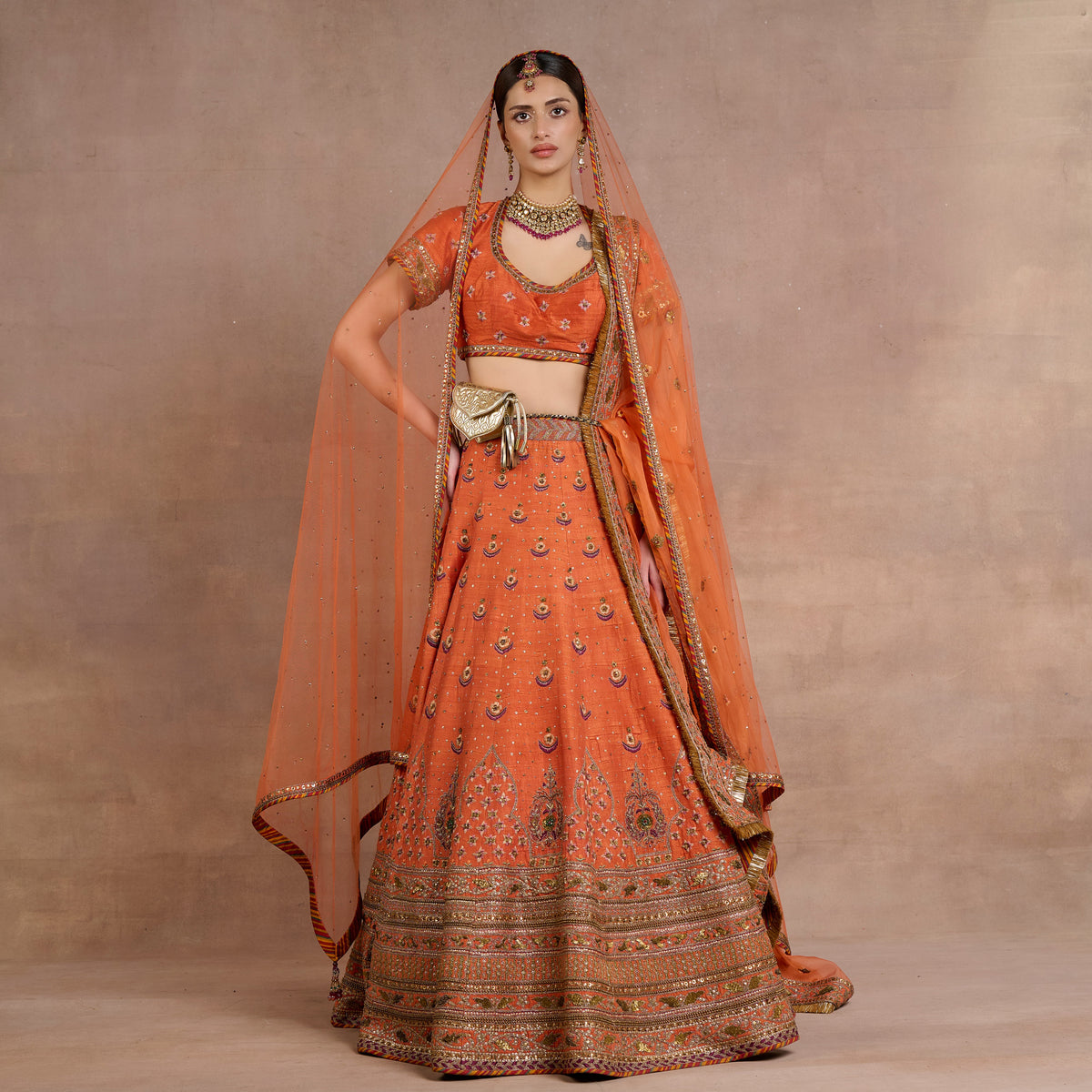 Rust Orange Veil | Siddi
