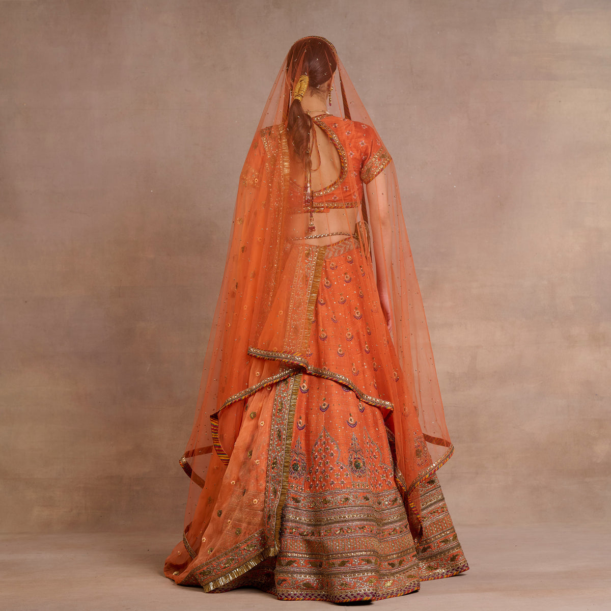 Rust Orange Veil | Siddi