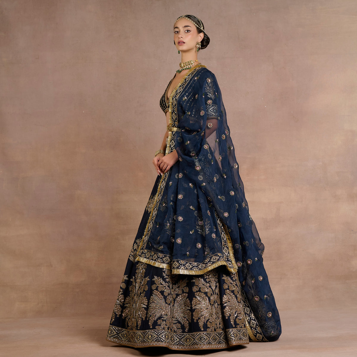 Midight Blue Lehenga Set | Siddi