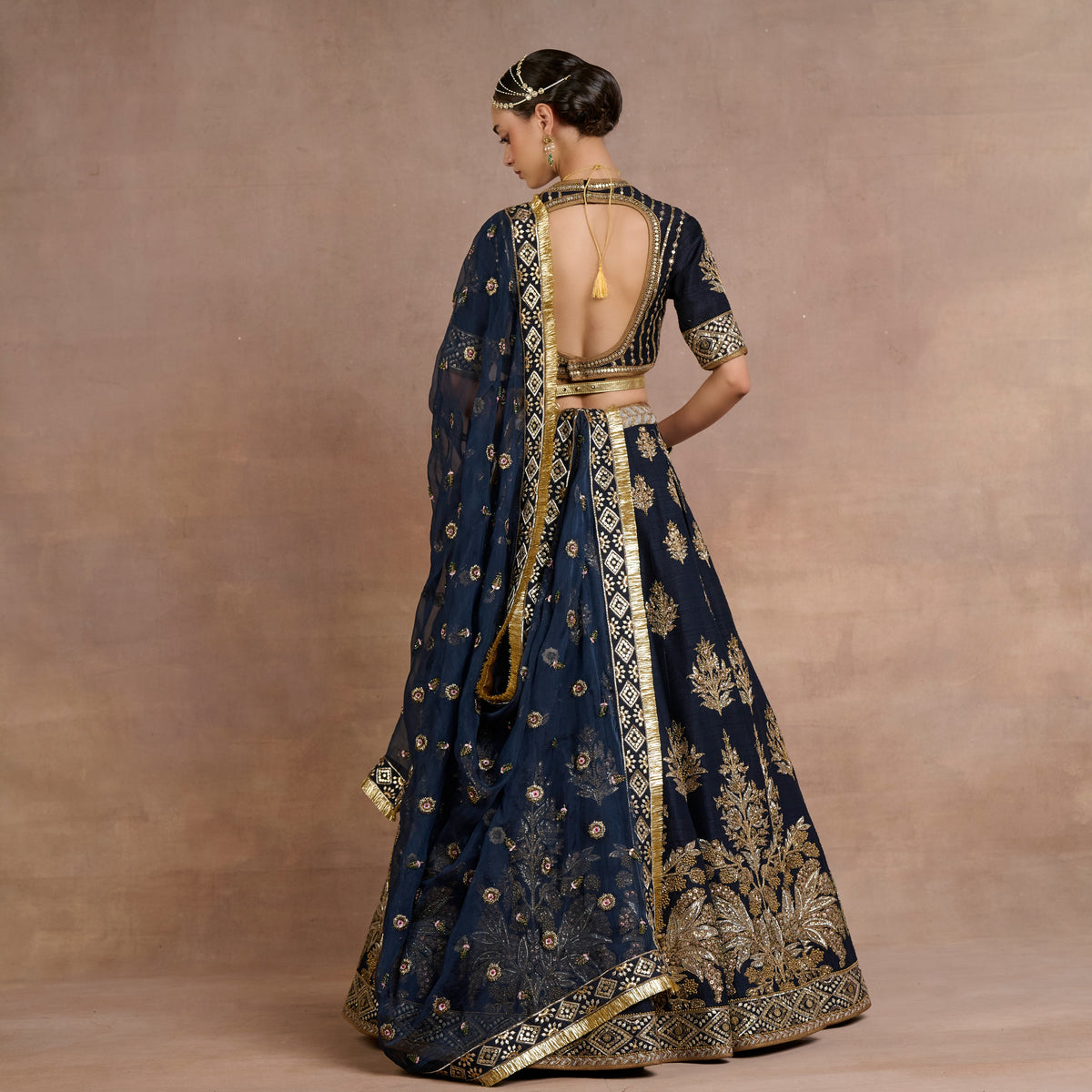 Midight Blue Lehenga Set | Siddi
