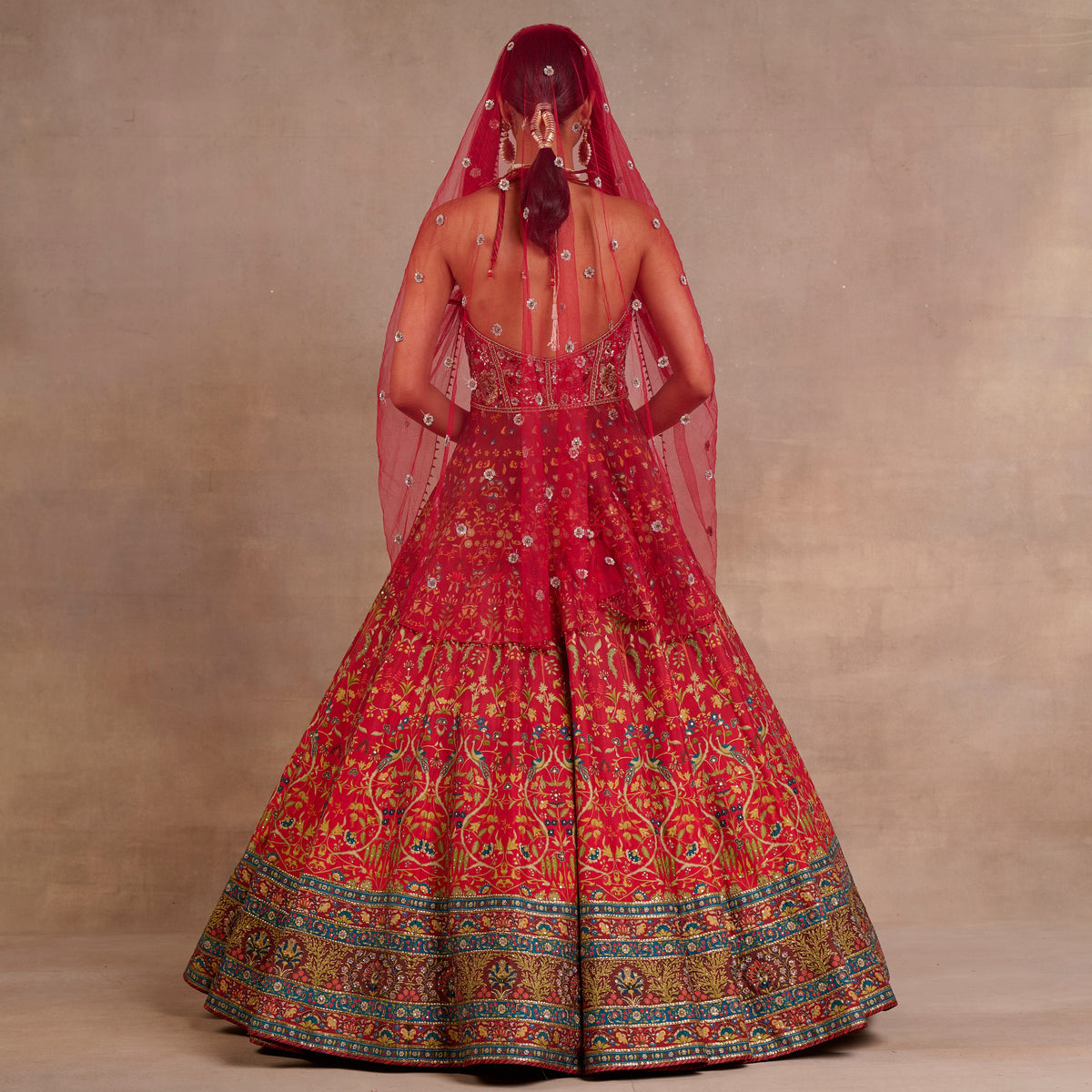 Vermilion Red Dress | Siddi