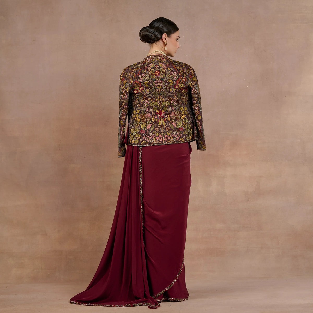 Burgundy Alika Jacket | Siddi