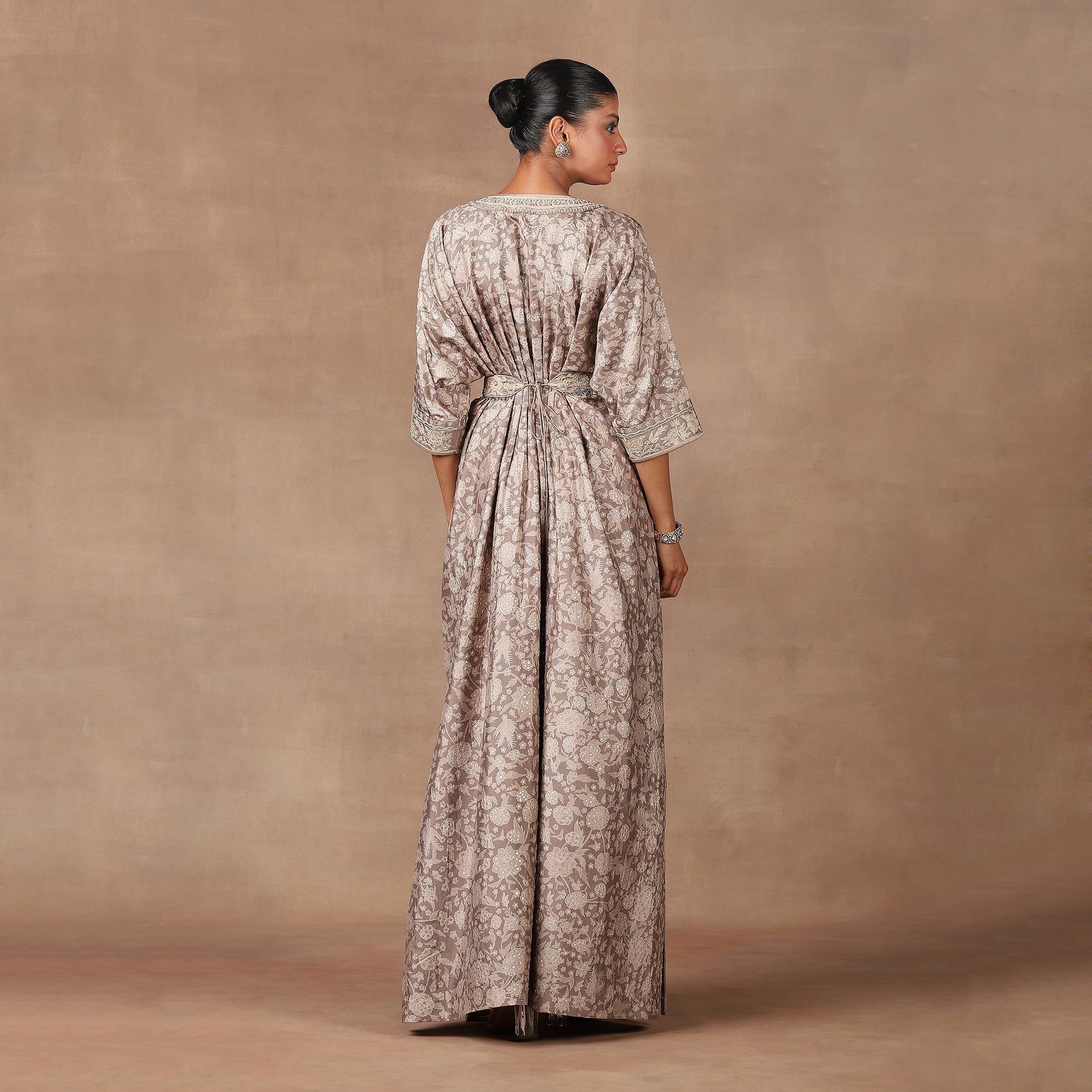 Taupe Kaftan Set | MURAQQA