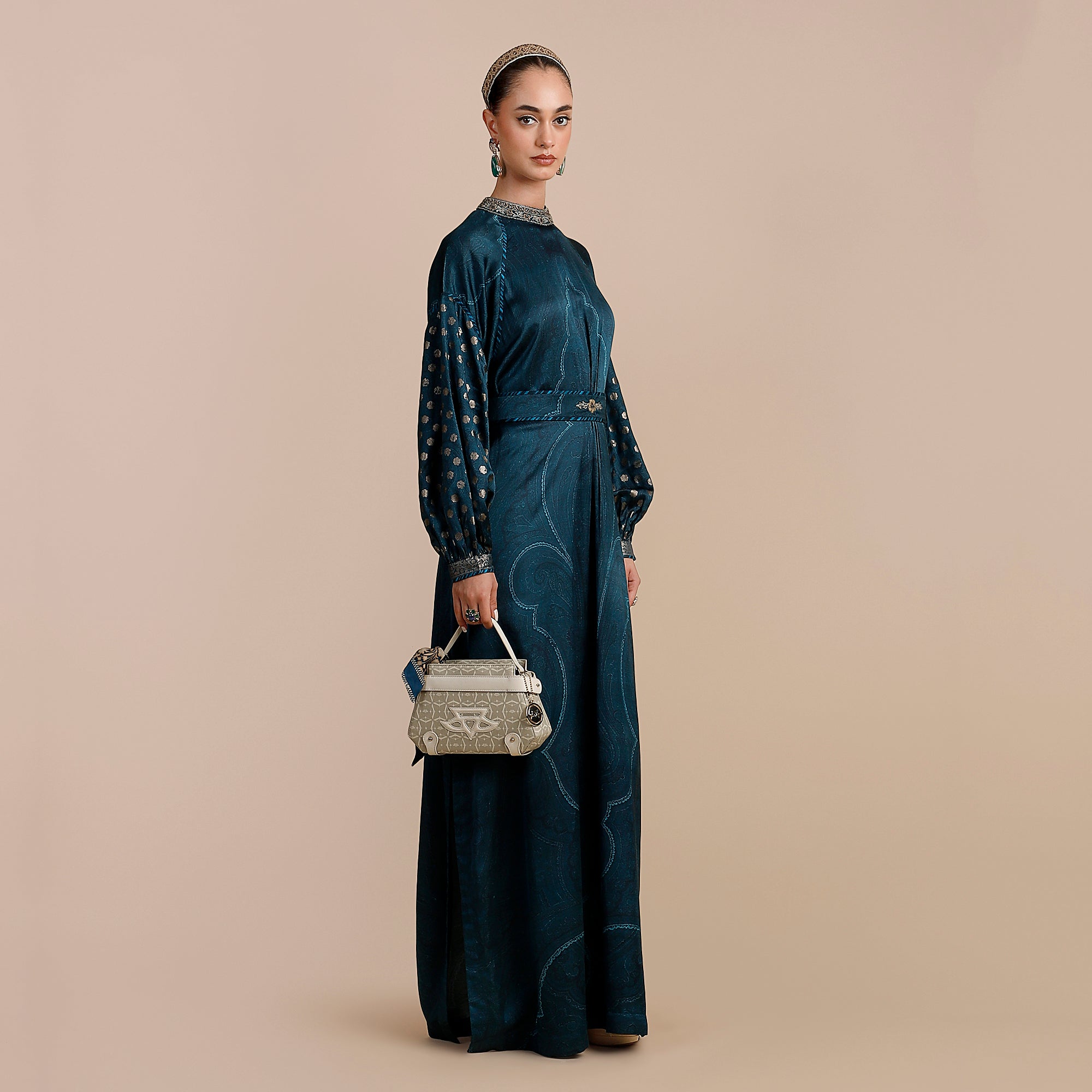 Teal Blue Kaftan | SATT