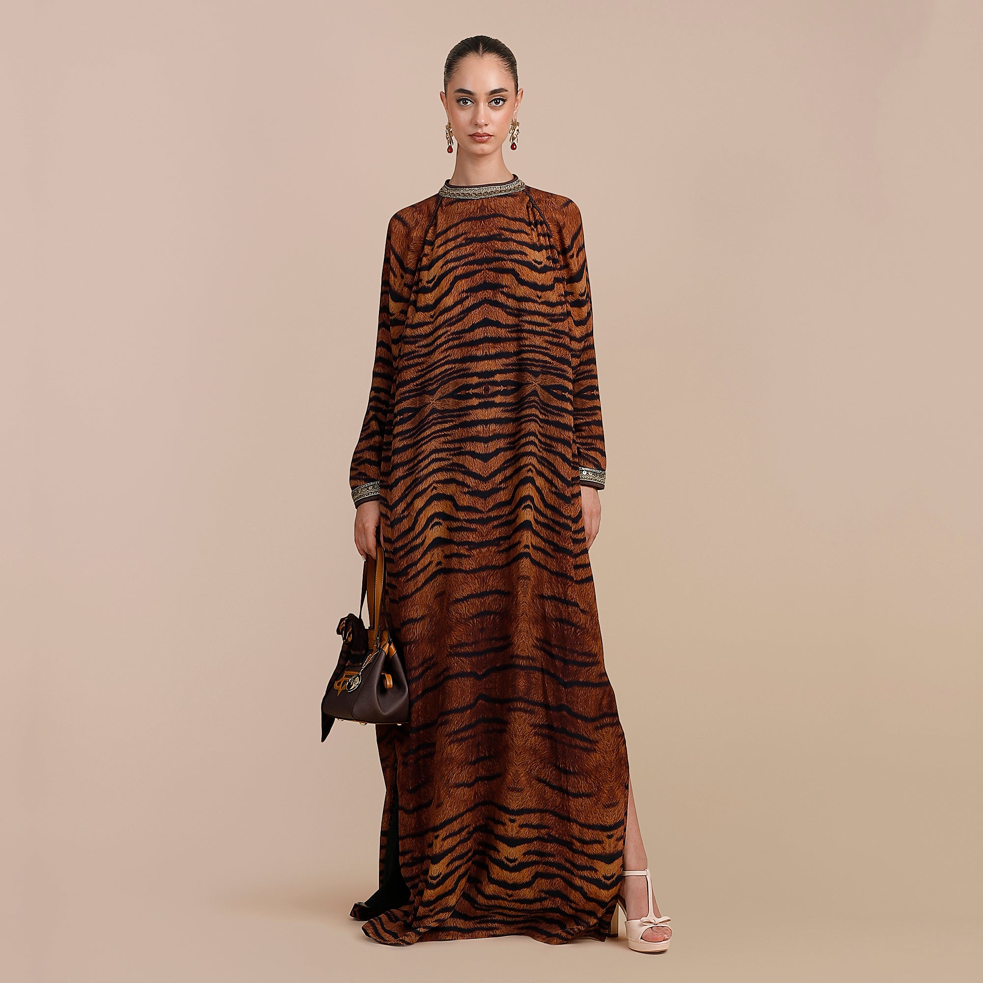 Tiger Print Kaftan | SATT