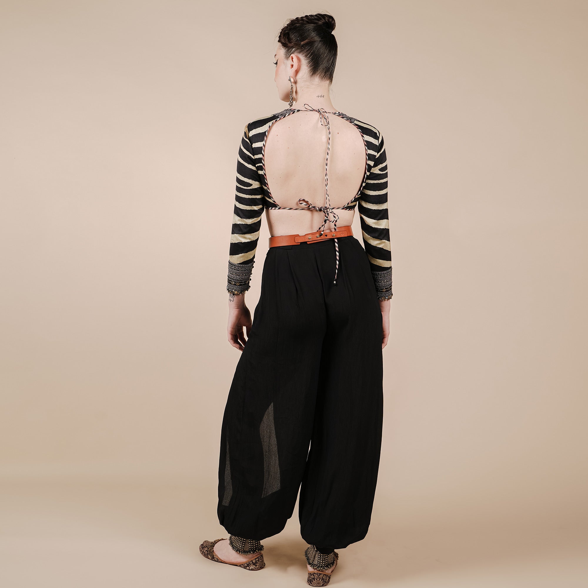Zebra Print Short Top | CHAR