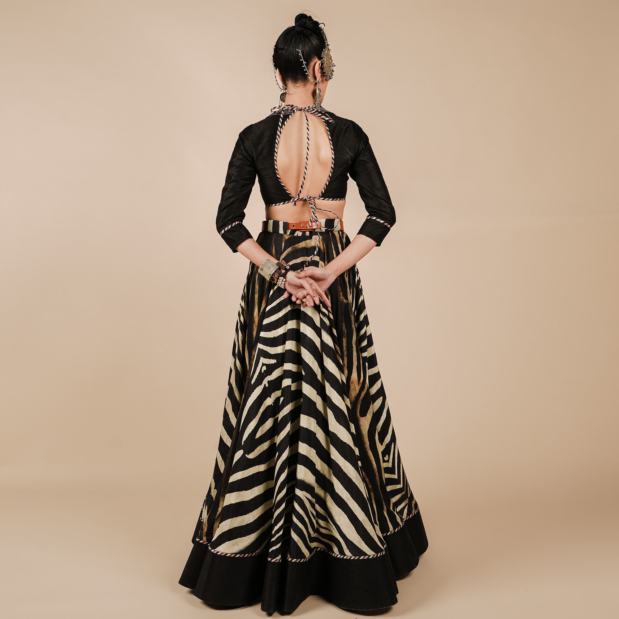 Zebra Print Skirt Set | CHAR