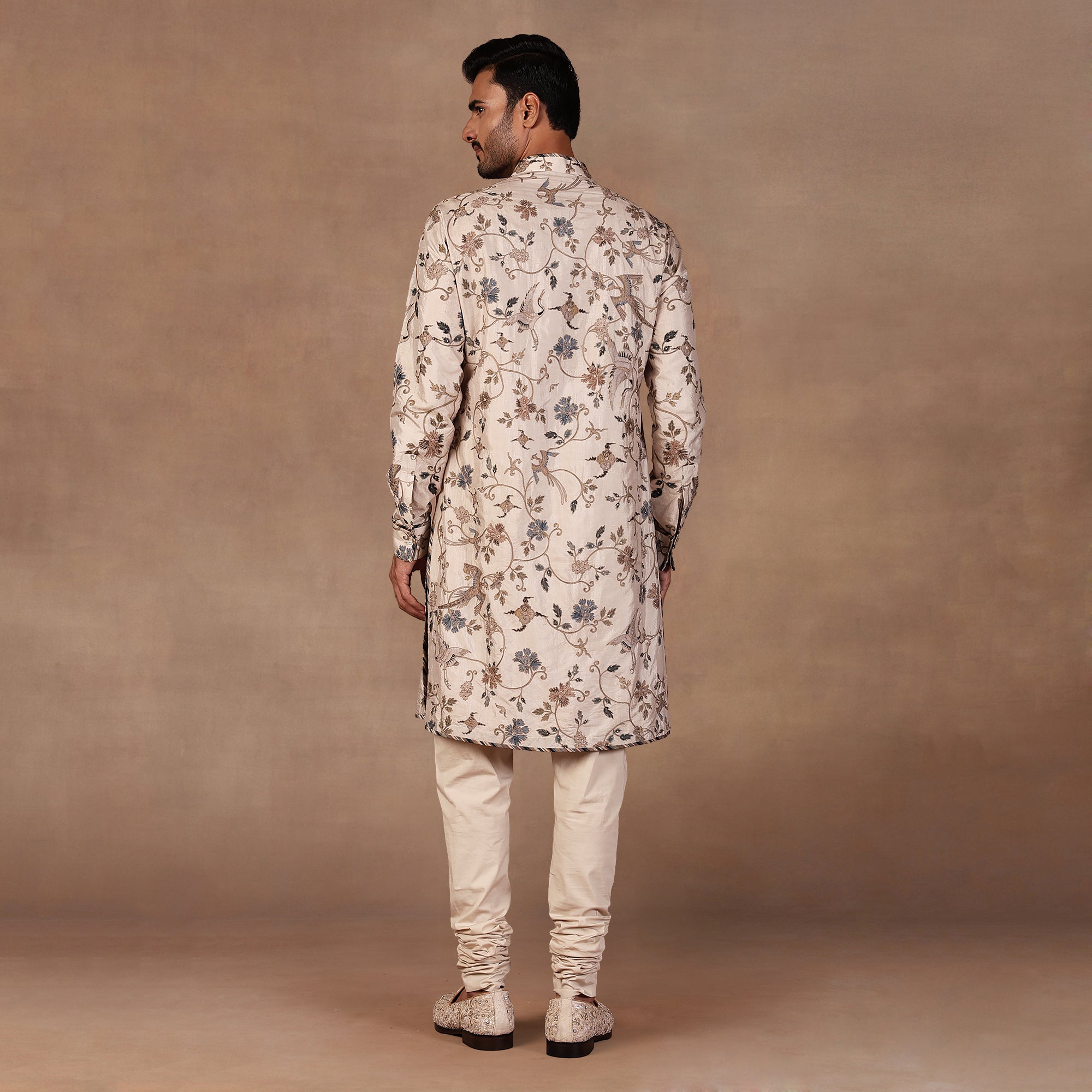 Almond Ivory Kurta Set | EAST