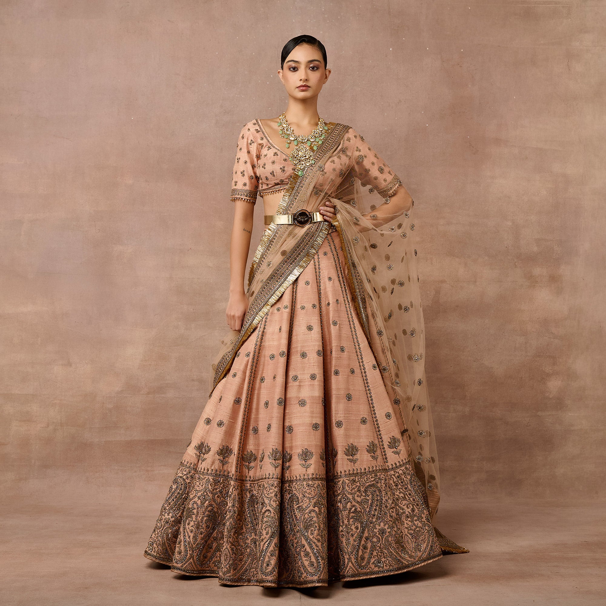 Baby Pink Lehenga Set | EAST