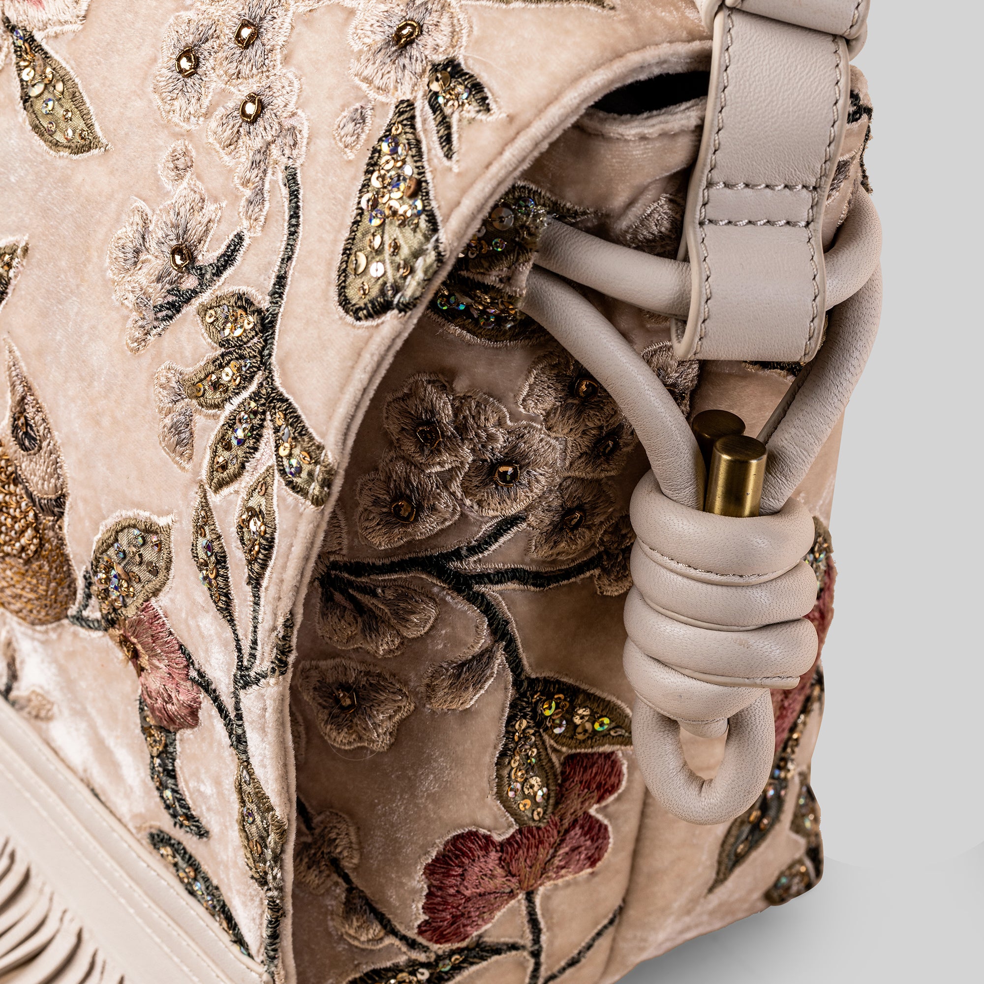 Blush Ivory Oversized Clutch Bag