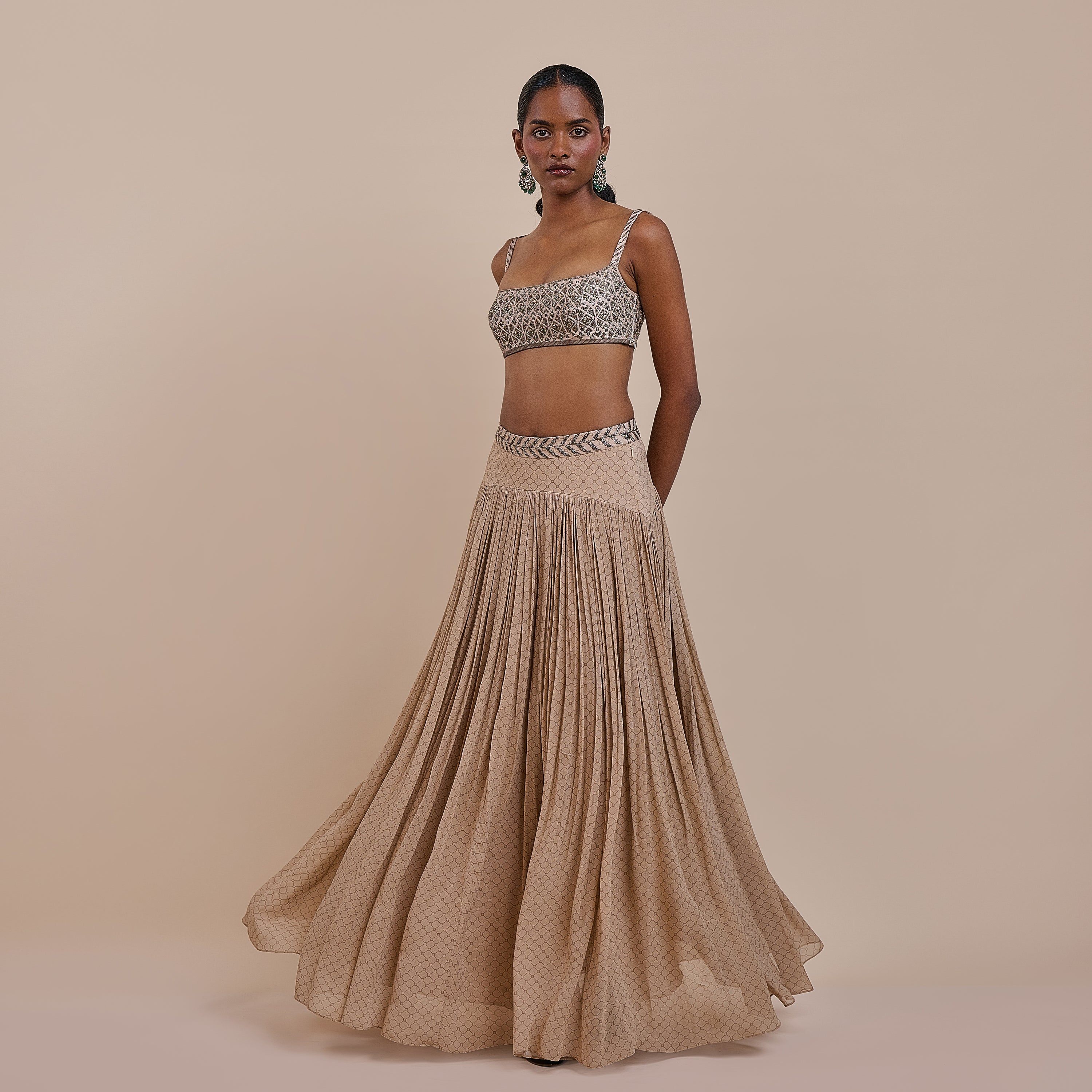 Blush Ivory Skirt Set | ATTH