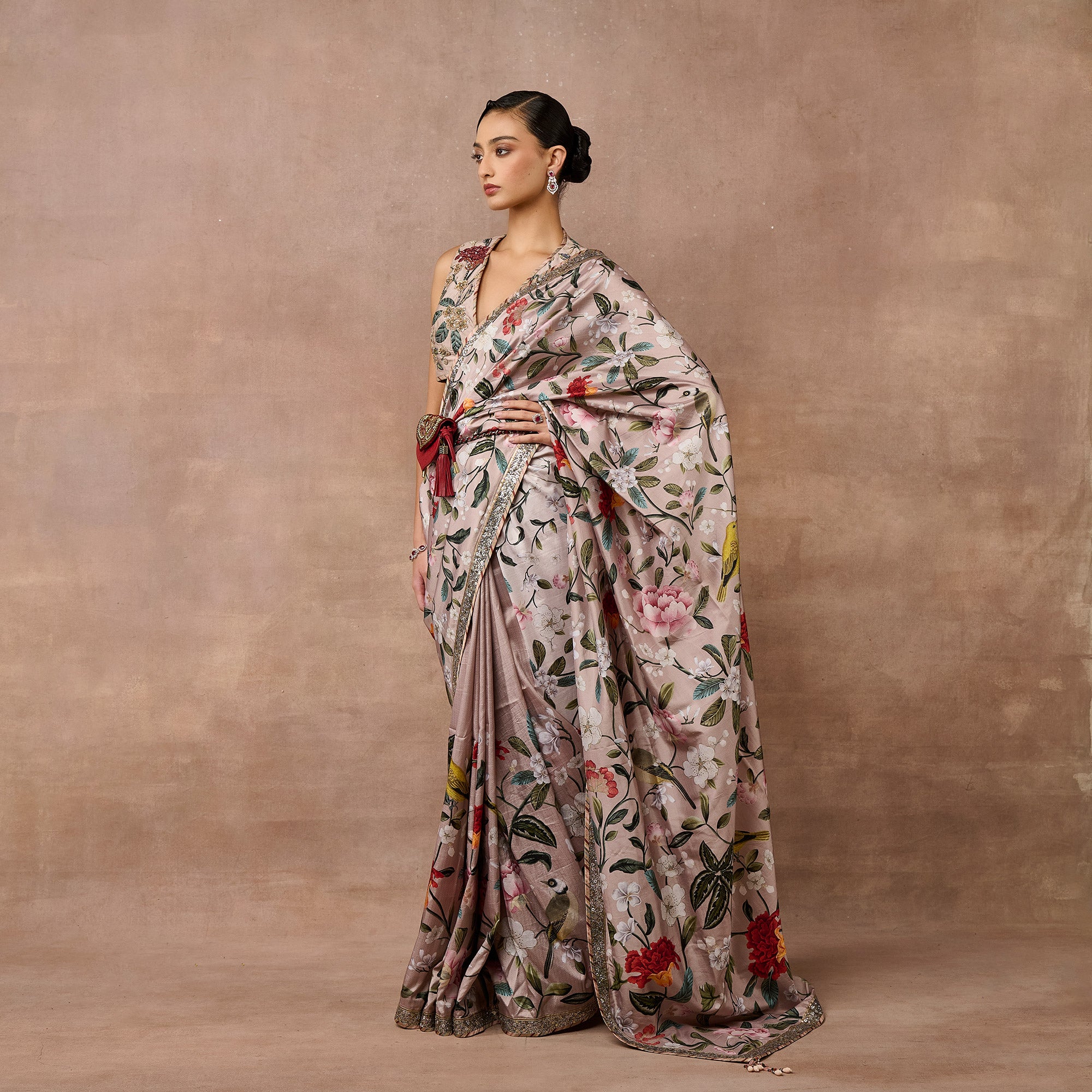 Blush Pink Saree Set | EAST