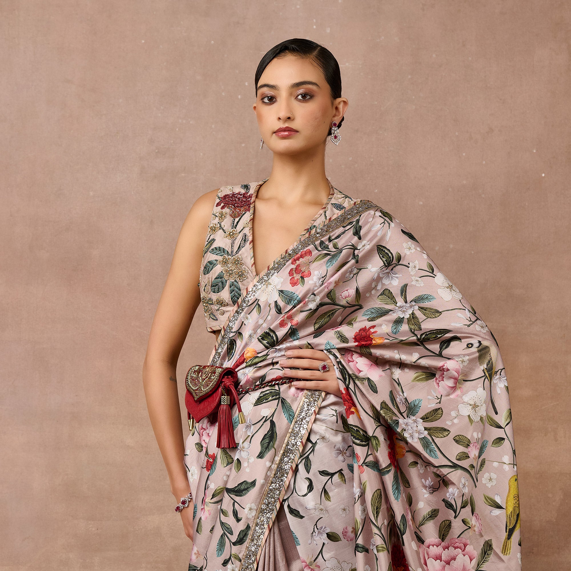 Blush Pink Saree Set | EAST