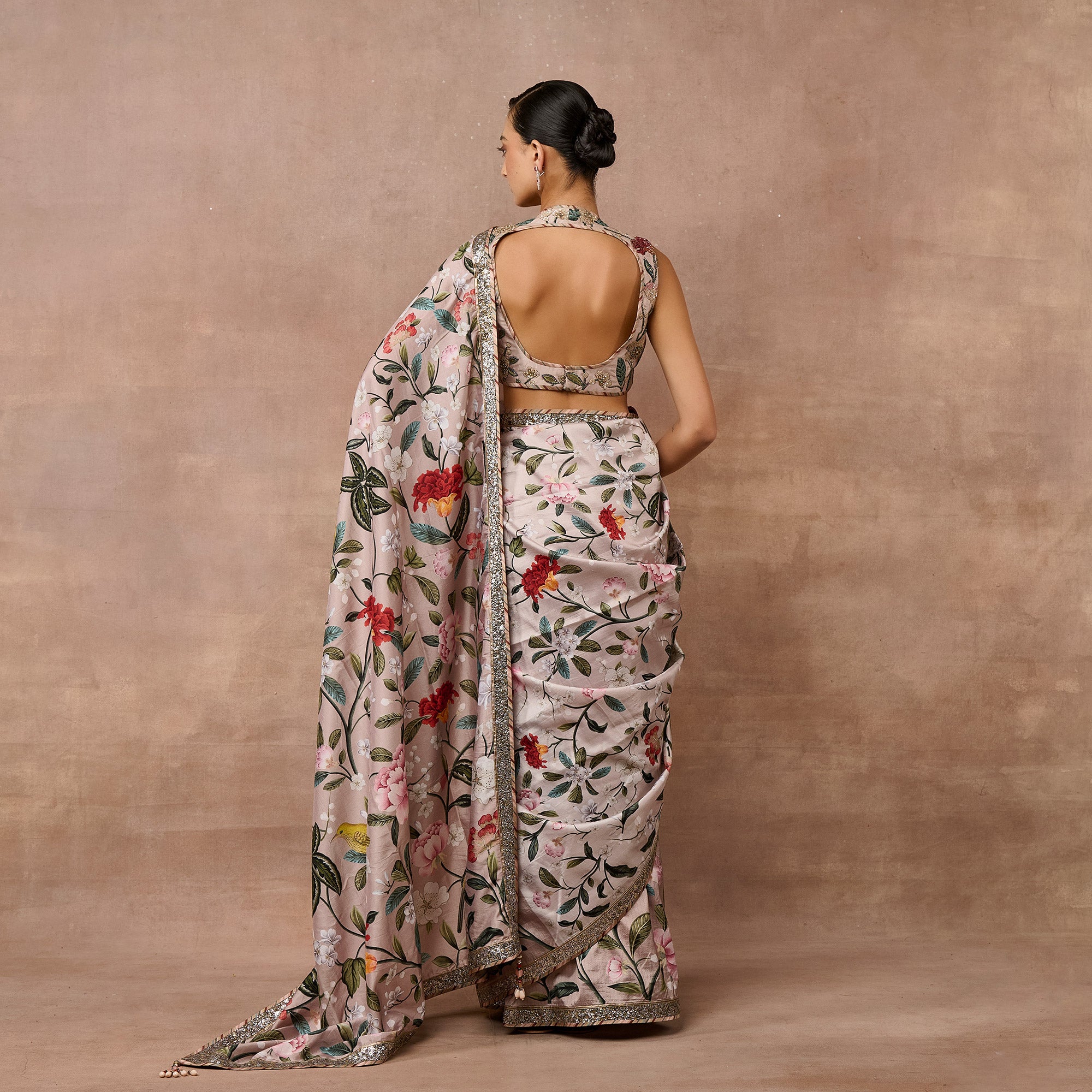 Blush Pink Saree Set | EAST