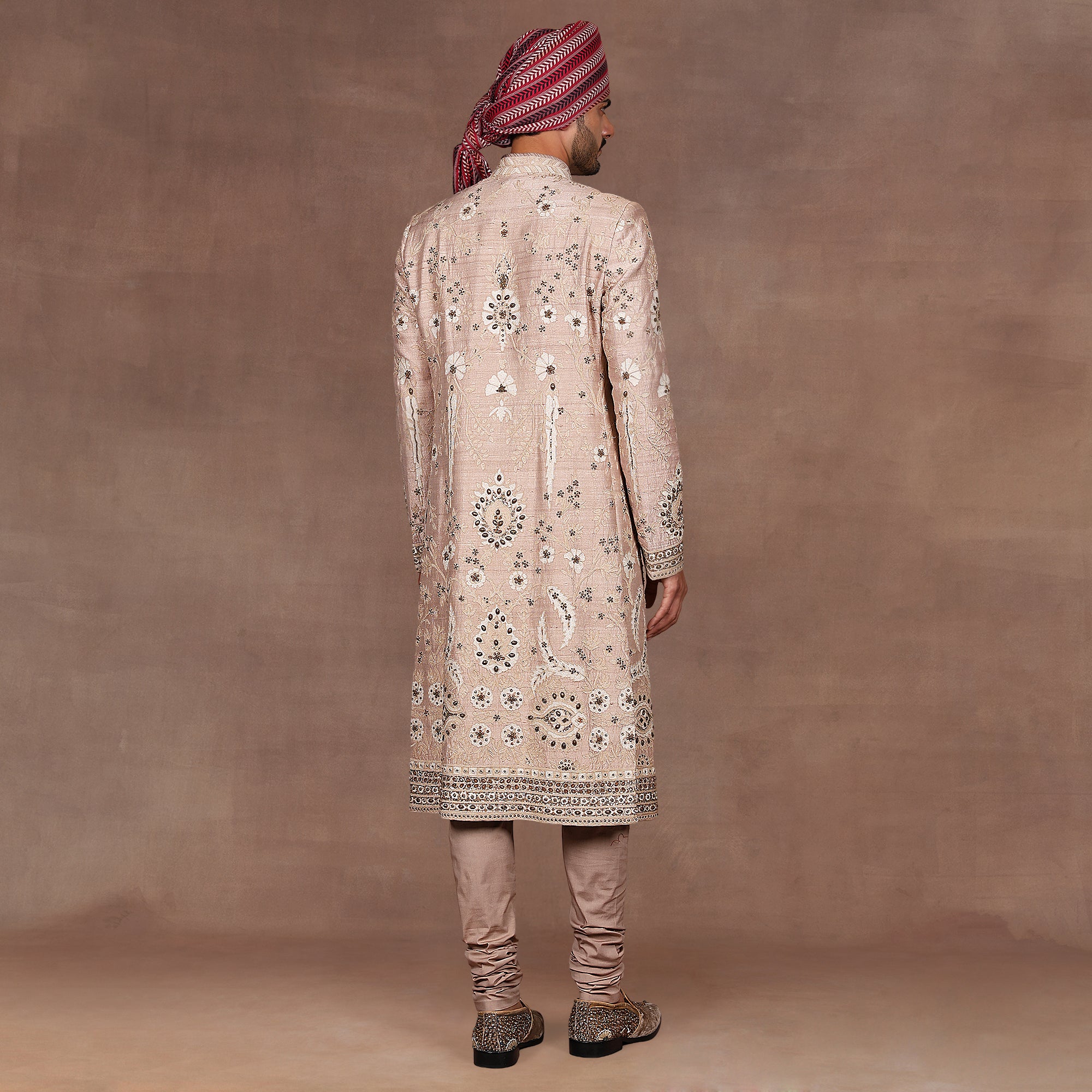 Blush Taupe Sherwani Set | EAST