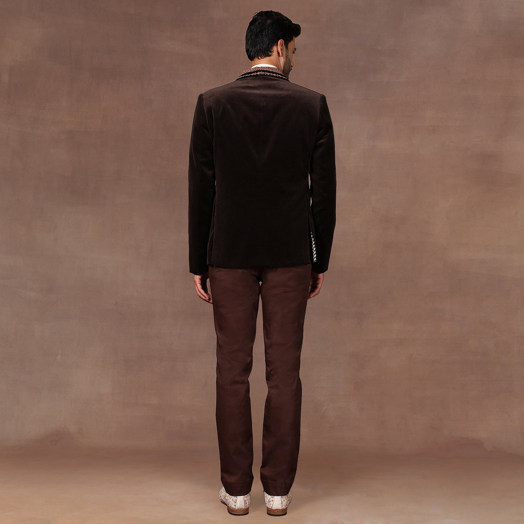 Brown Velvet Tuxedo | EAST
