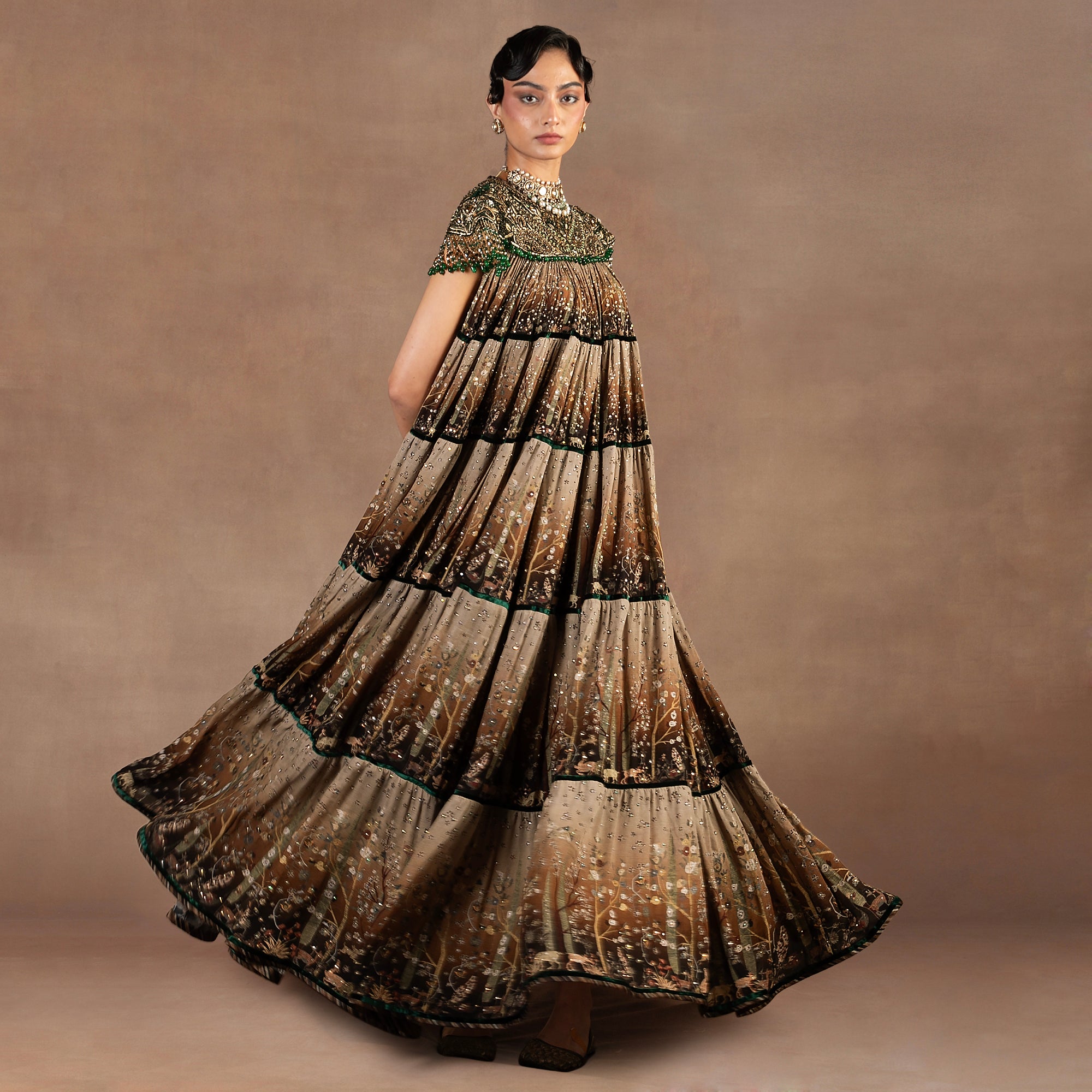 Chocolate Brown Ombre Dress | EAST