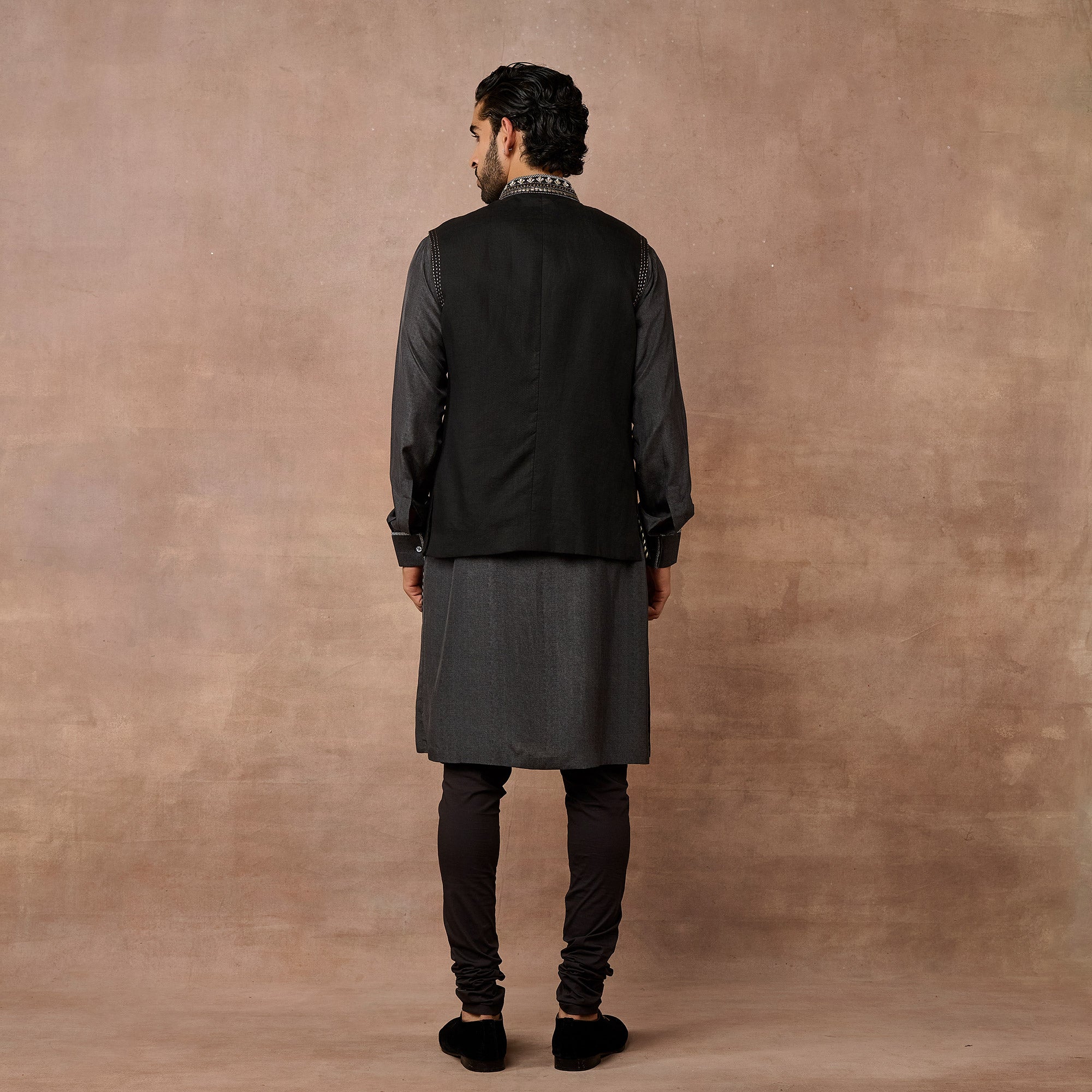 Cool Black Nehru Jacket | EAST