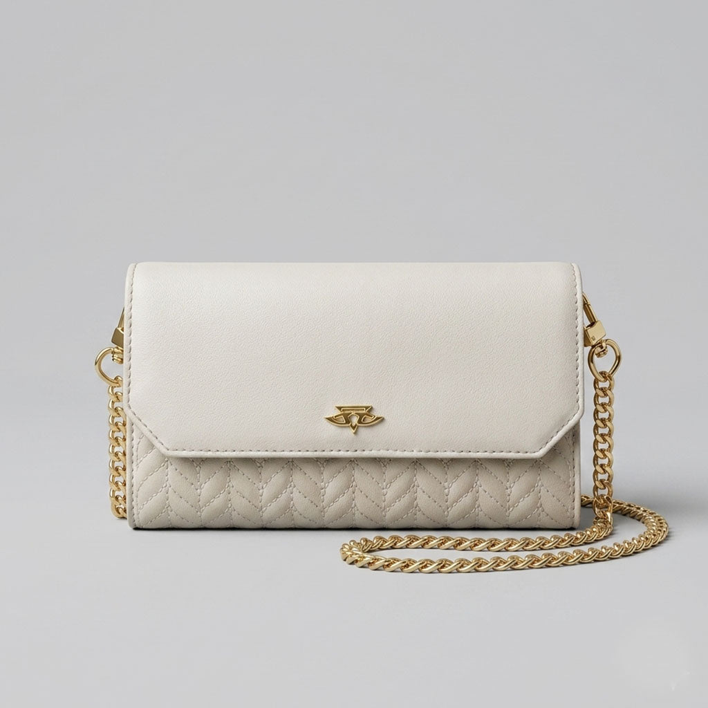 Crème Ivory Trifold Wallet