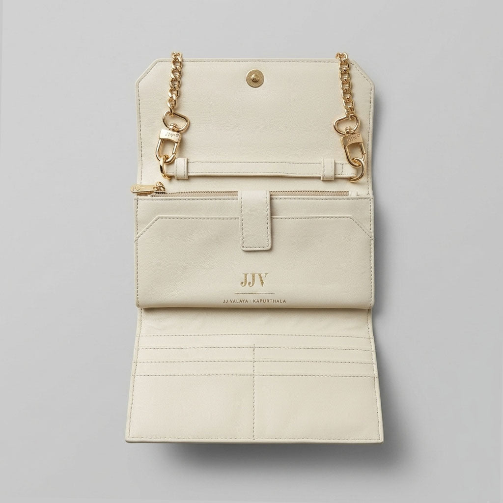 Crème Ivory Trifold Wallet
