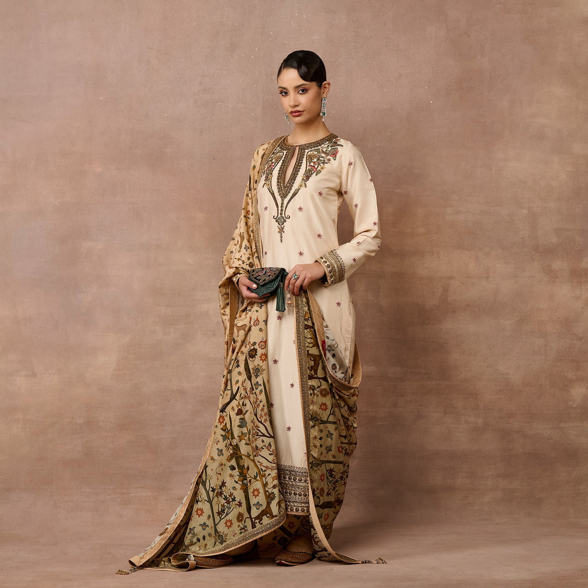 Crème Ivory - Yellow Tunic Set | EAST