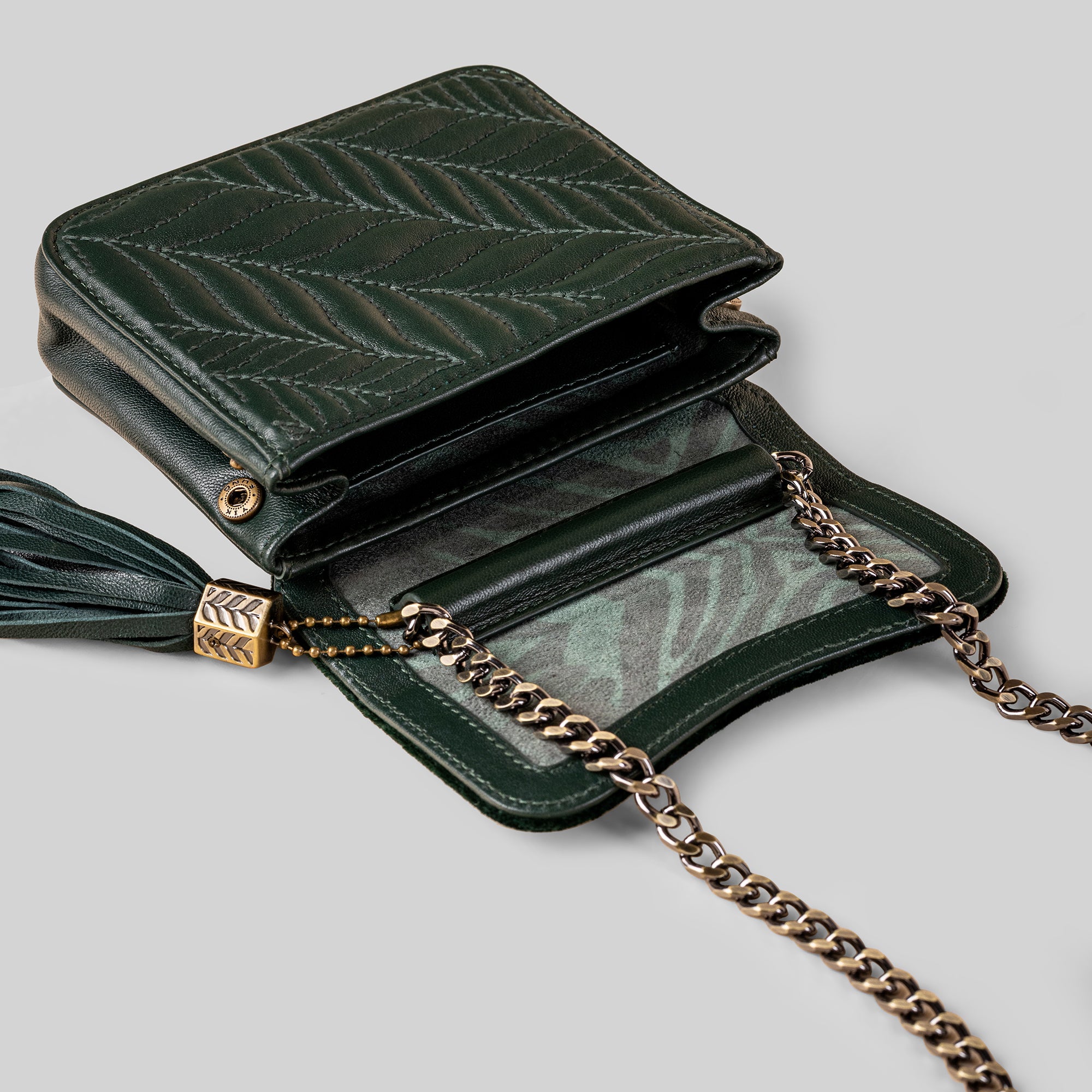 Emerald Mini Flap Bag