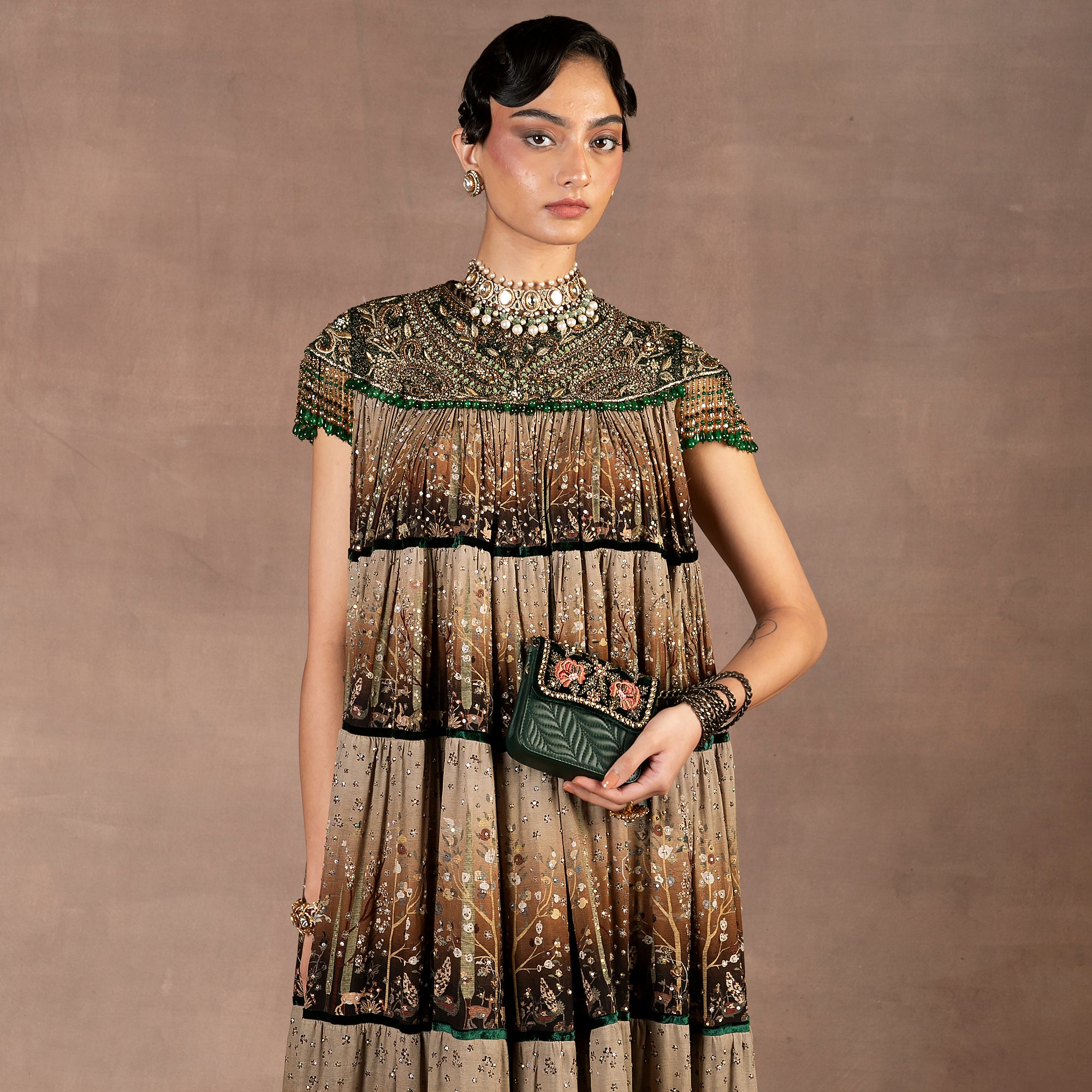 Emerald Mini Flap Bag