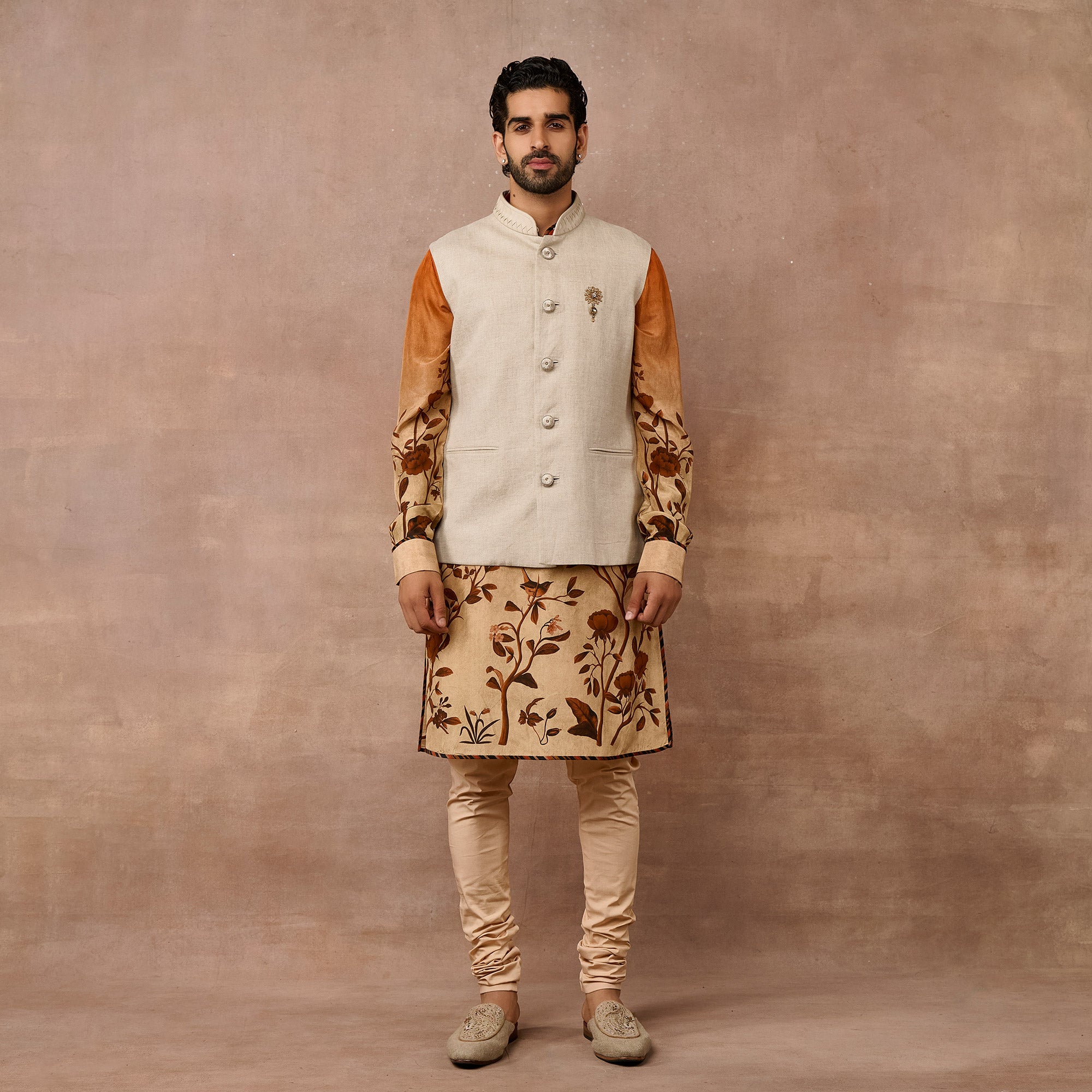 Frost Ivory Nehru Jacket | EAST