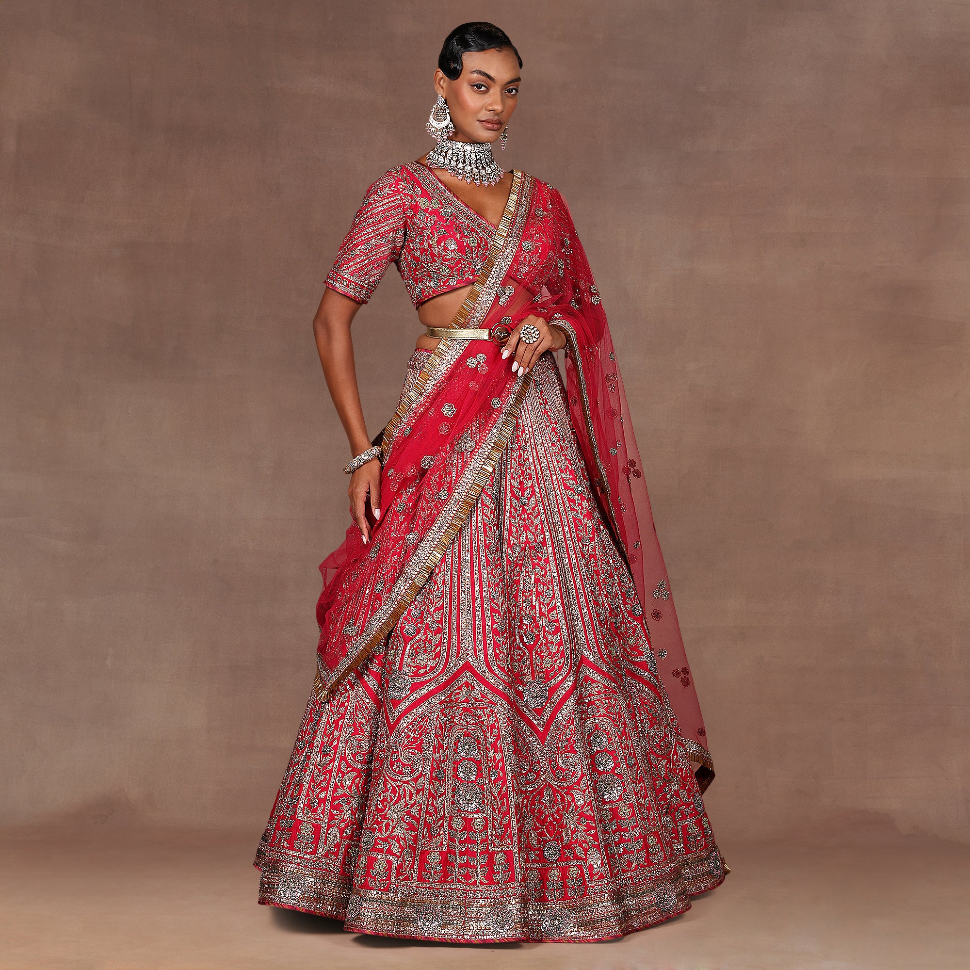 Fuschia Lehenga Set | EAST
