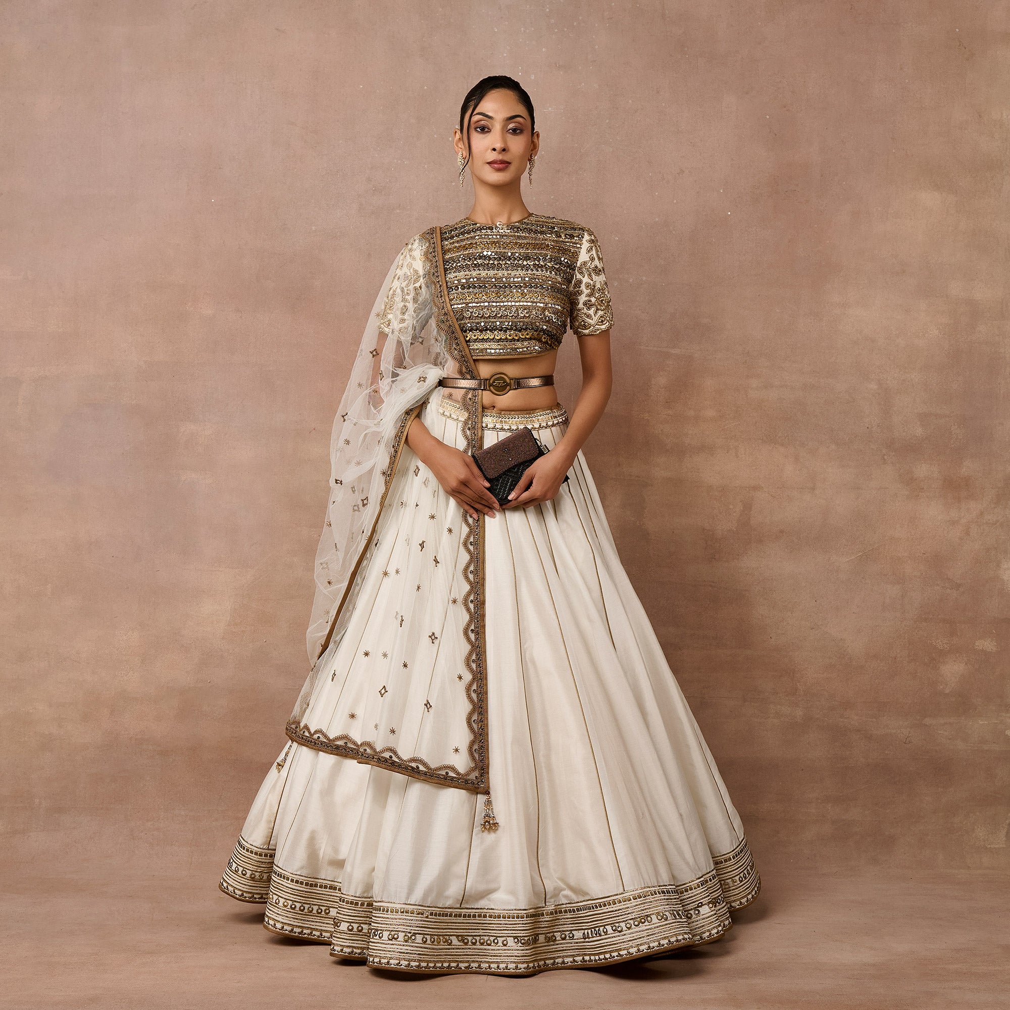 Ivory - Gold Skirt Set | EAST