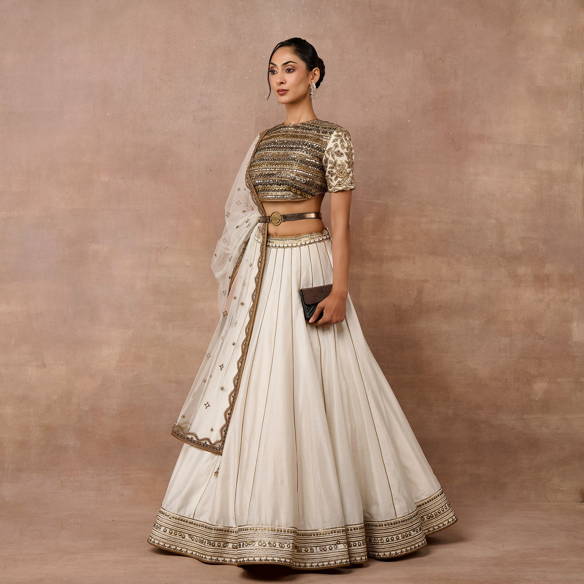 Ivory - Gold Skirt Set | EAST