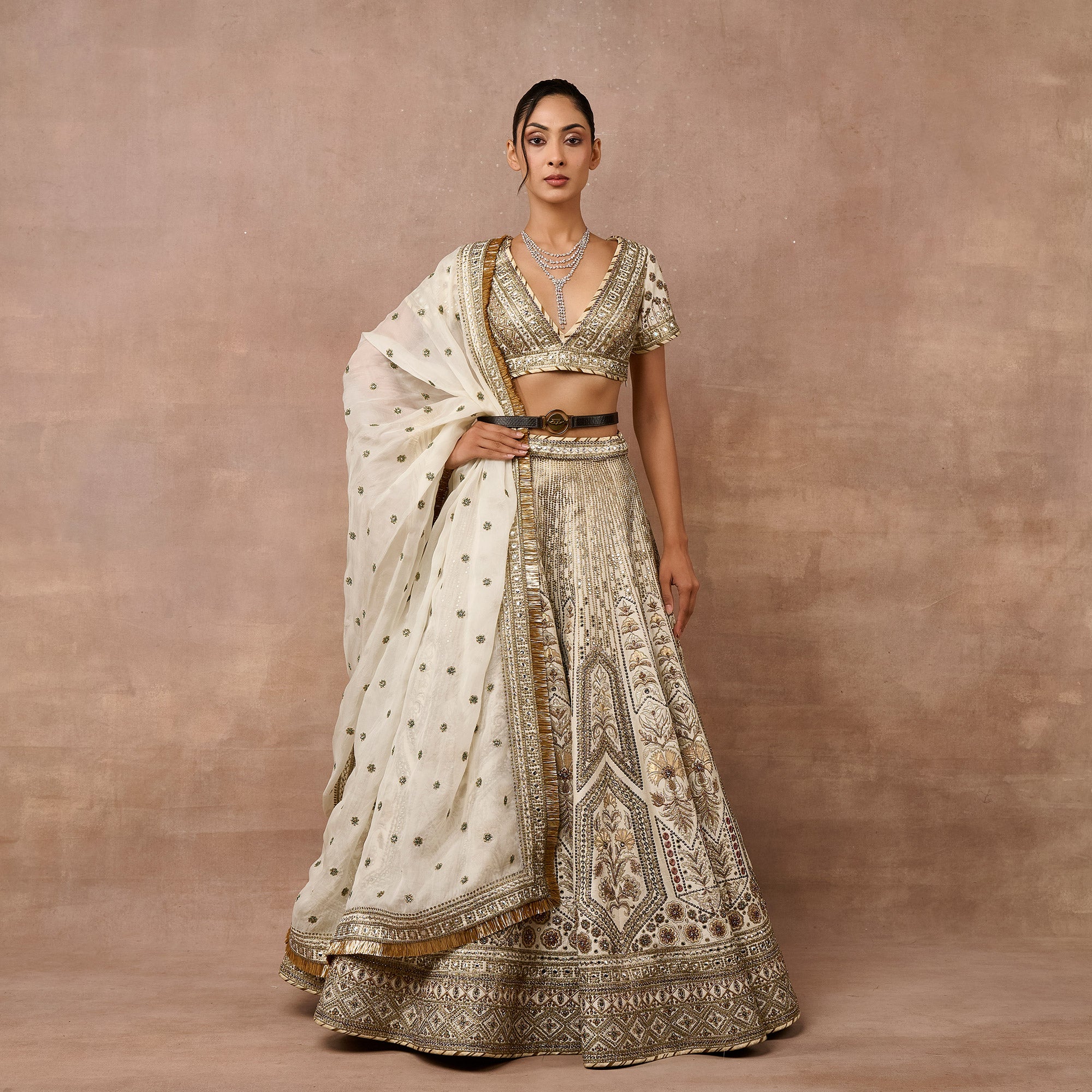 Ivory - Yellow Lehenga Set | EAST