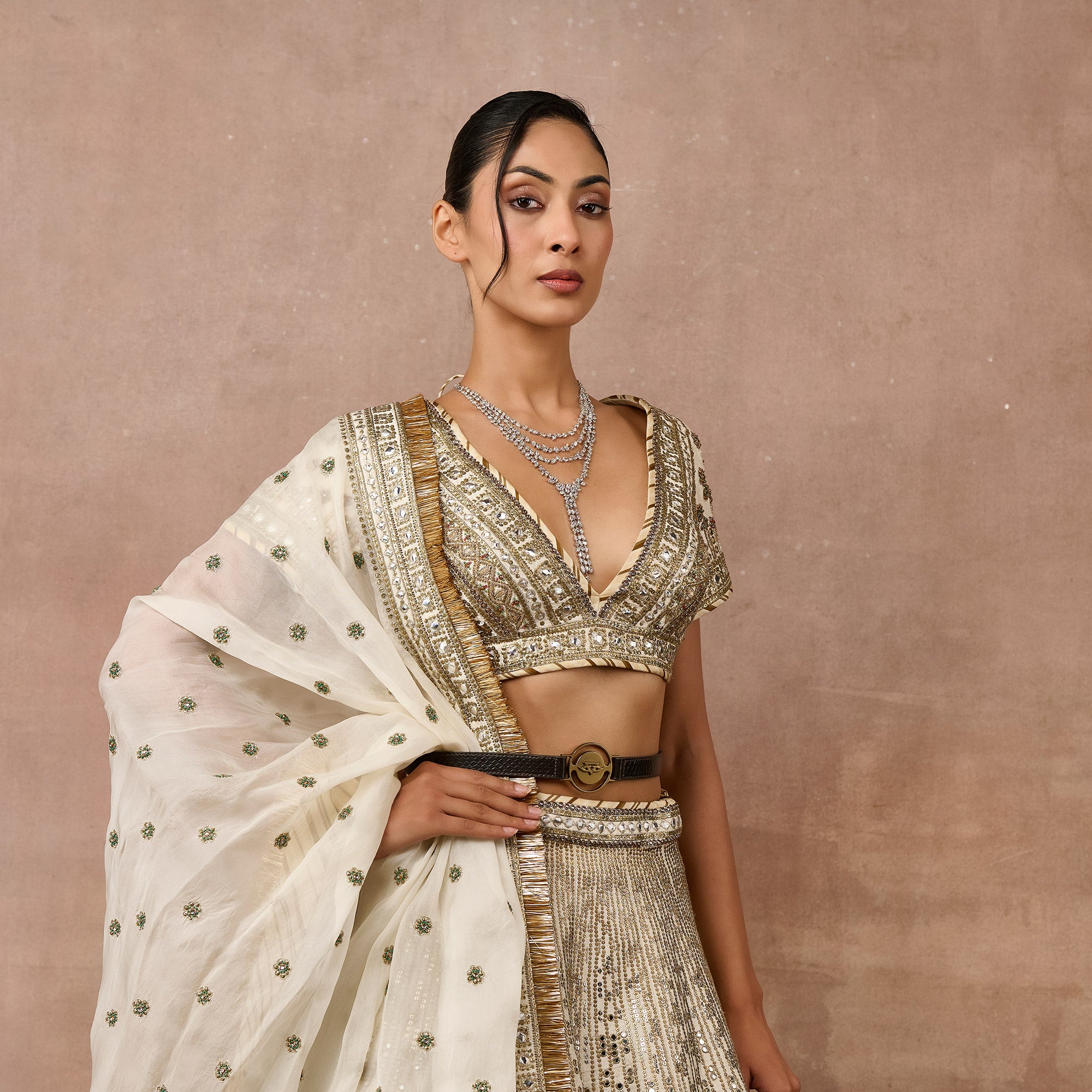 Ivory - Yellow Lehenga Set | EAST